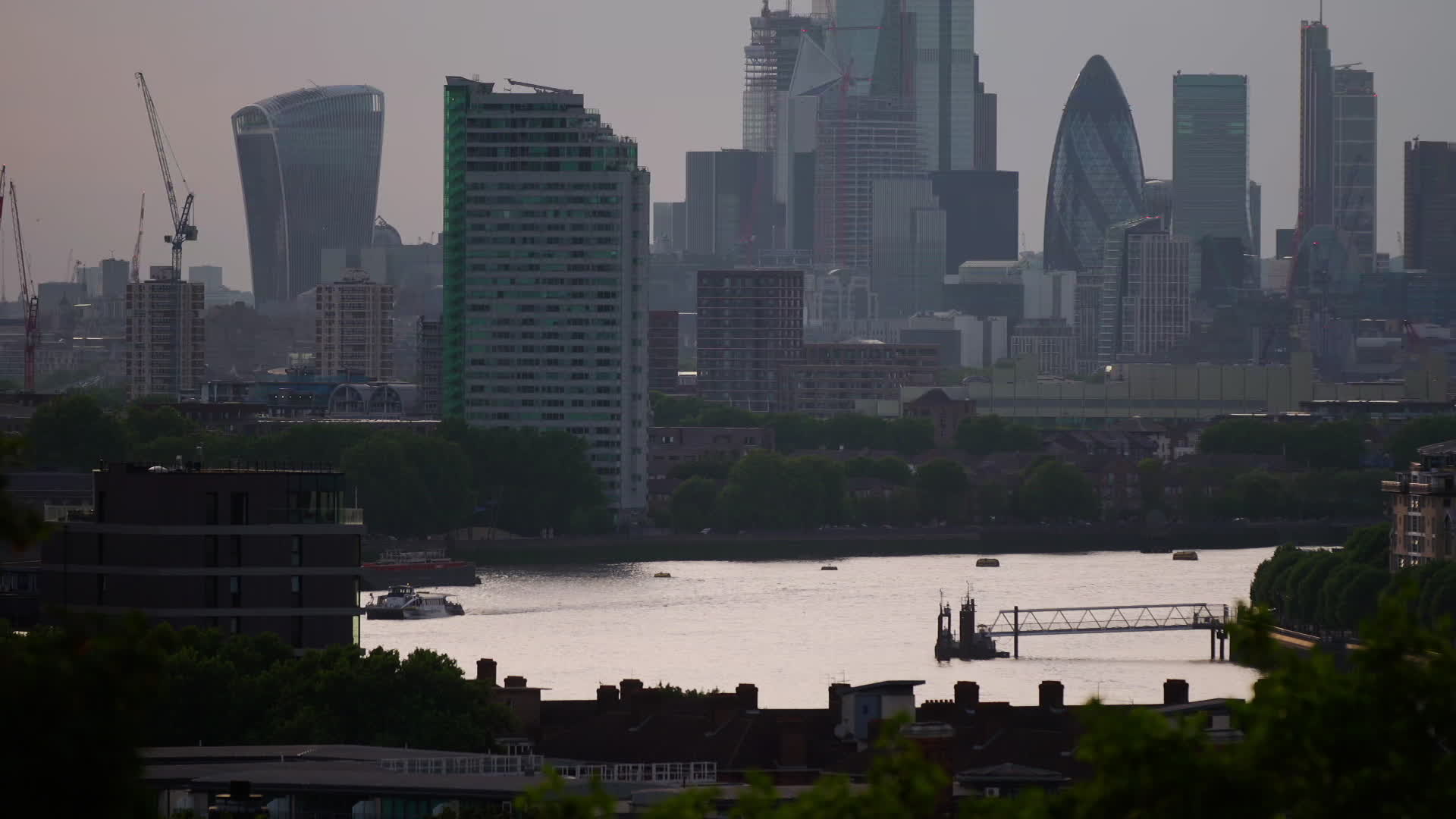 Greenwich Park in London During Heatwave