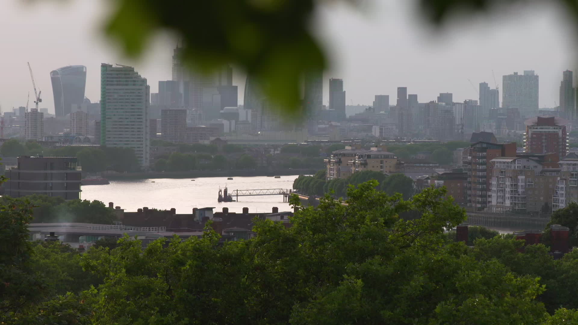 Greenwich Park in London During Heatwave