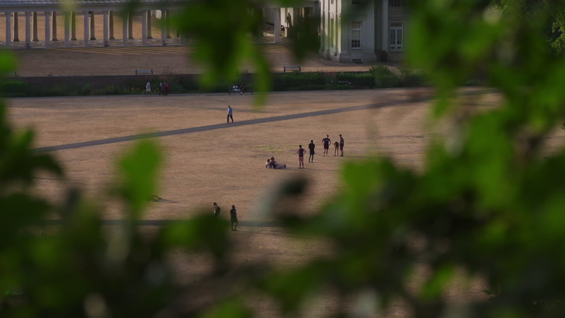 Greenwich Park in London During Heatwave