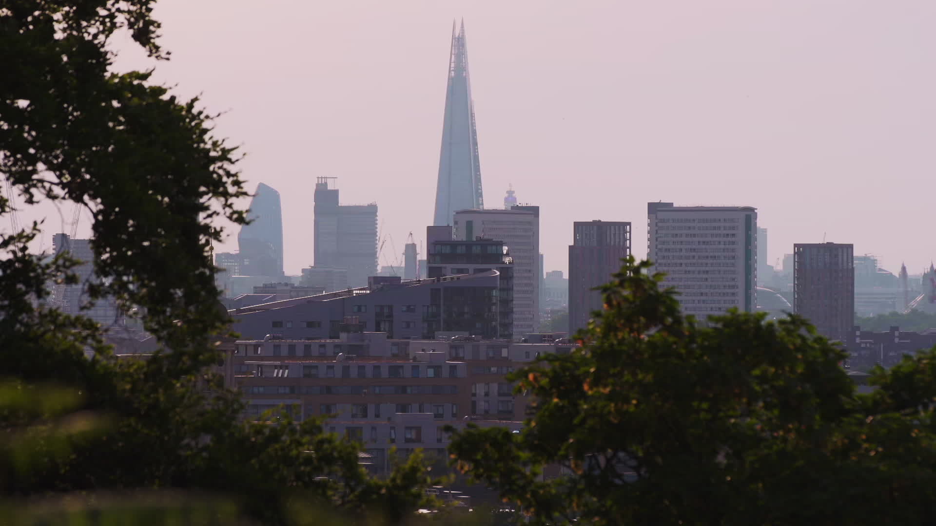 Greenwich Park in London During Heatwave