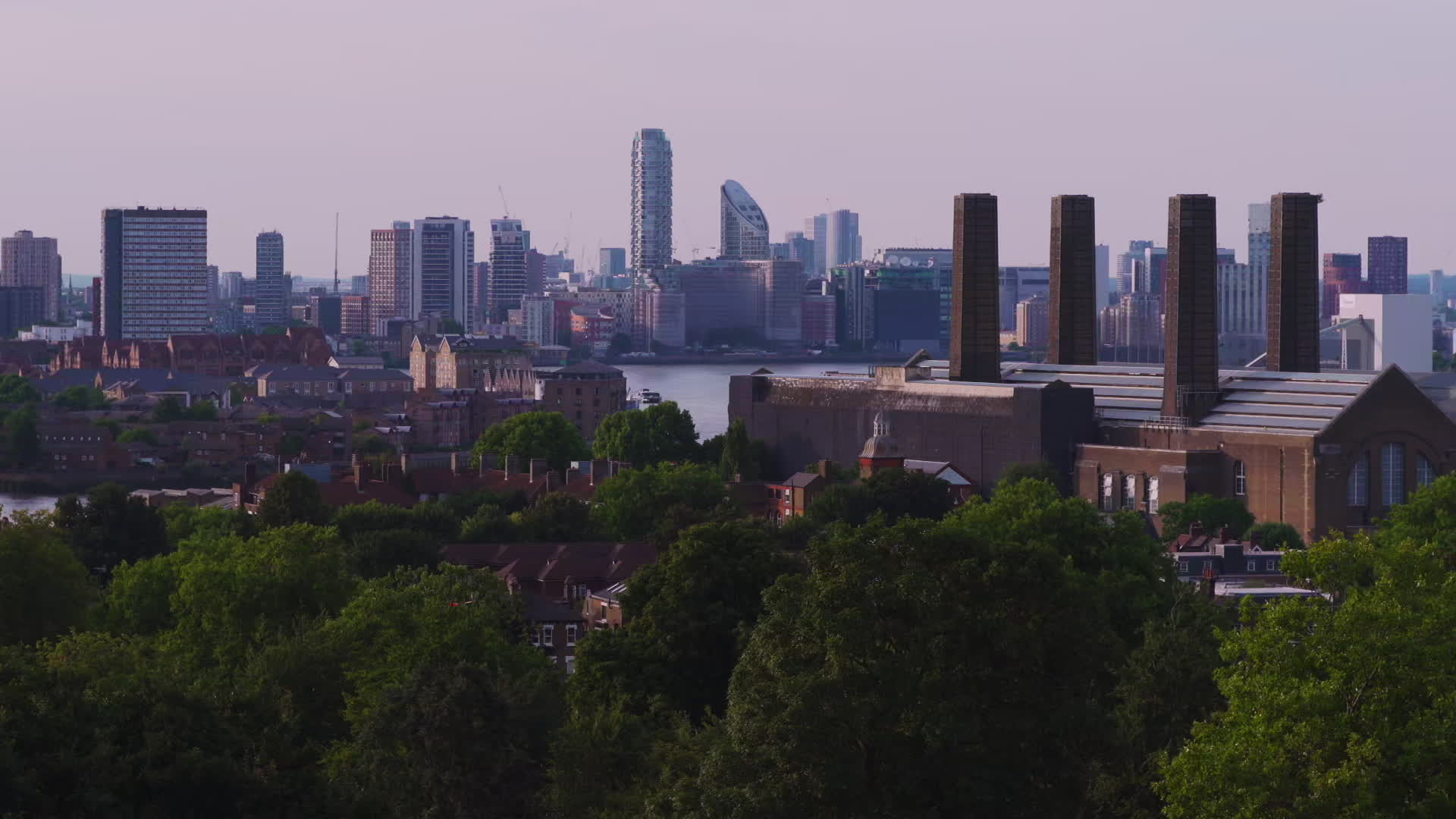 Greenwich Park in London During Heatwave
