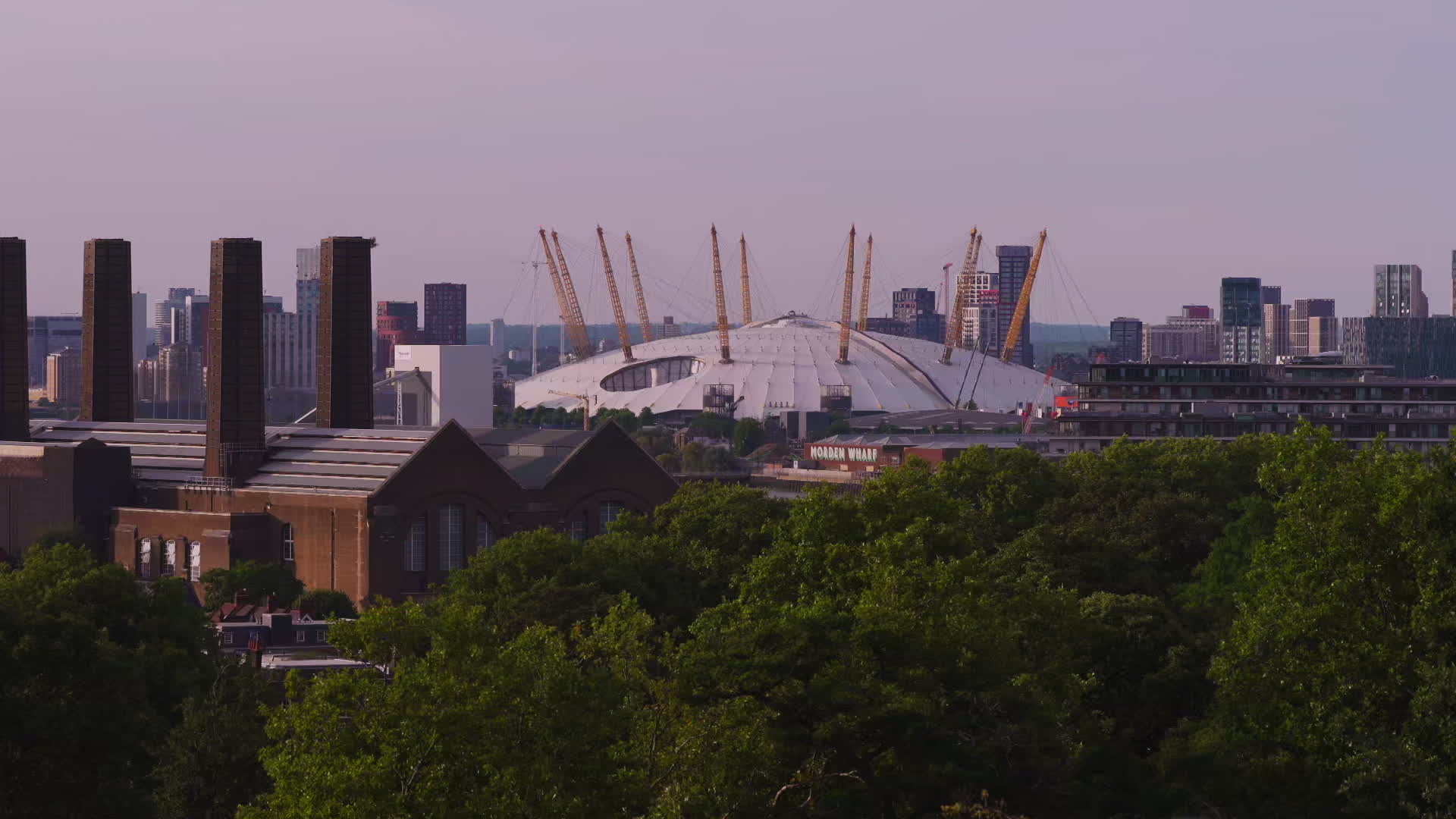 Greenwich Park in London During Heatwave