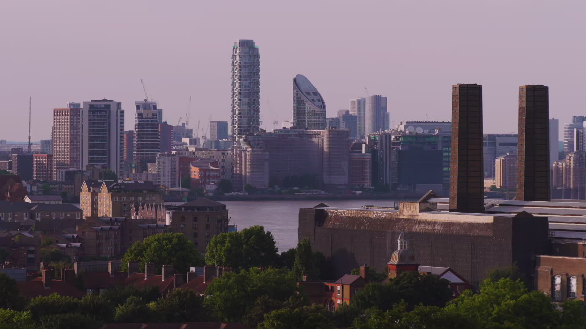 Greenwich Park in London During Heatwave