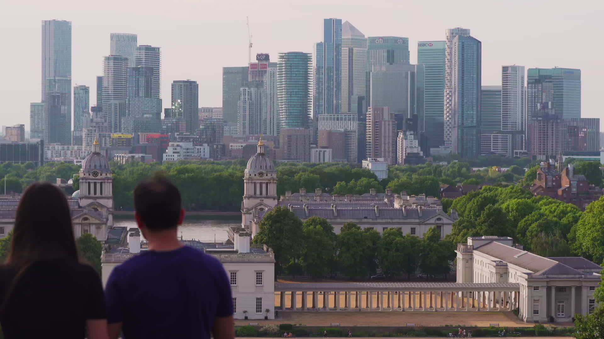 Greenwich Park in London During Heatwave