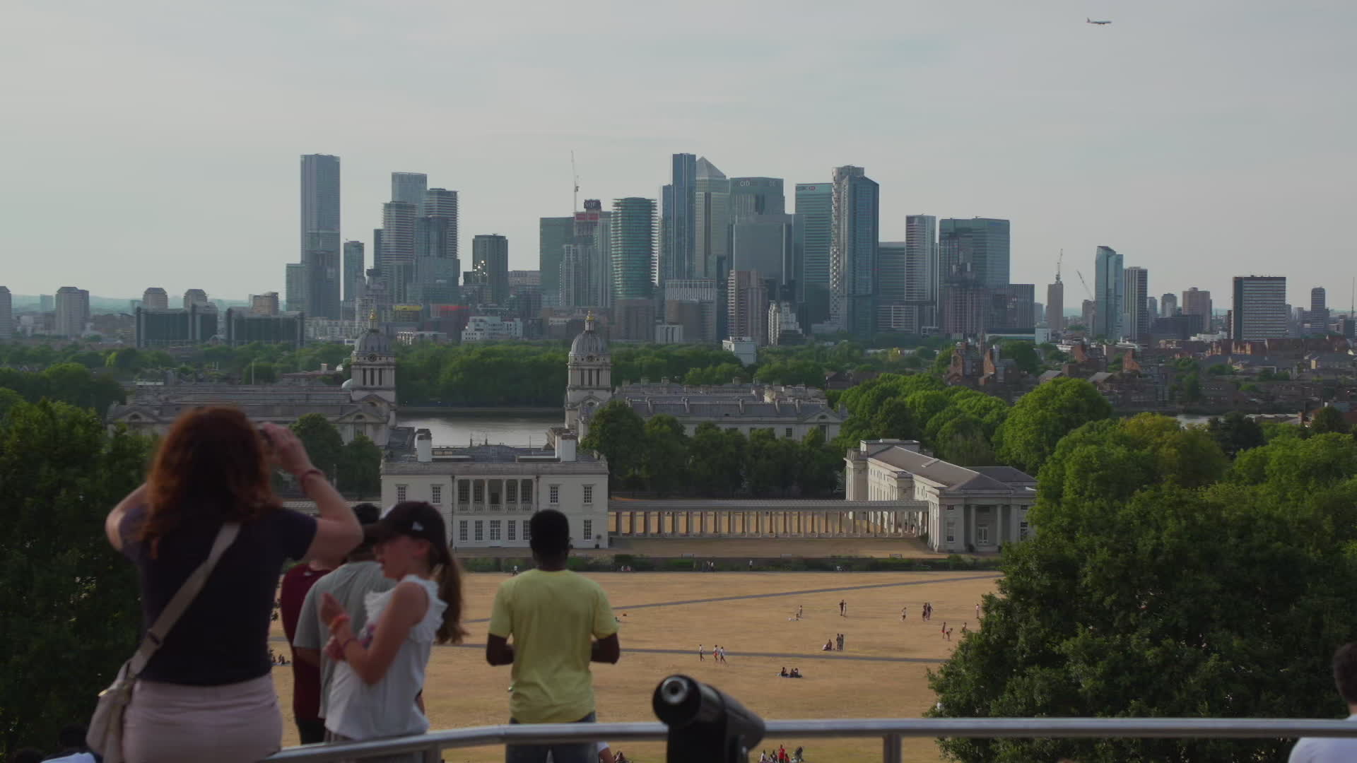 Greenwich Park in London During Heatwave
