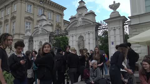 Extinction Rebellion organizes climate protest in Warsaw
