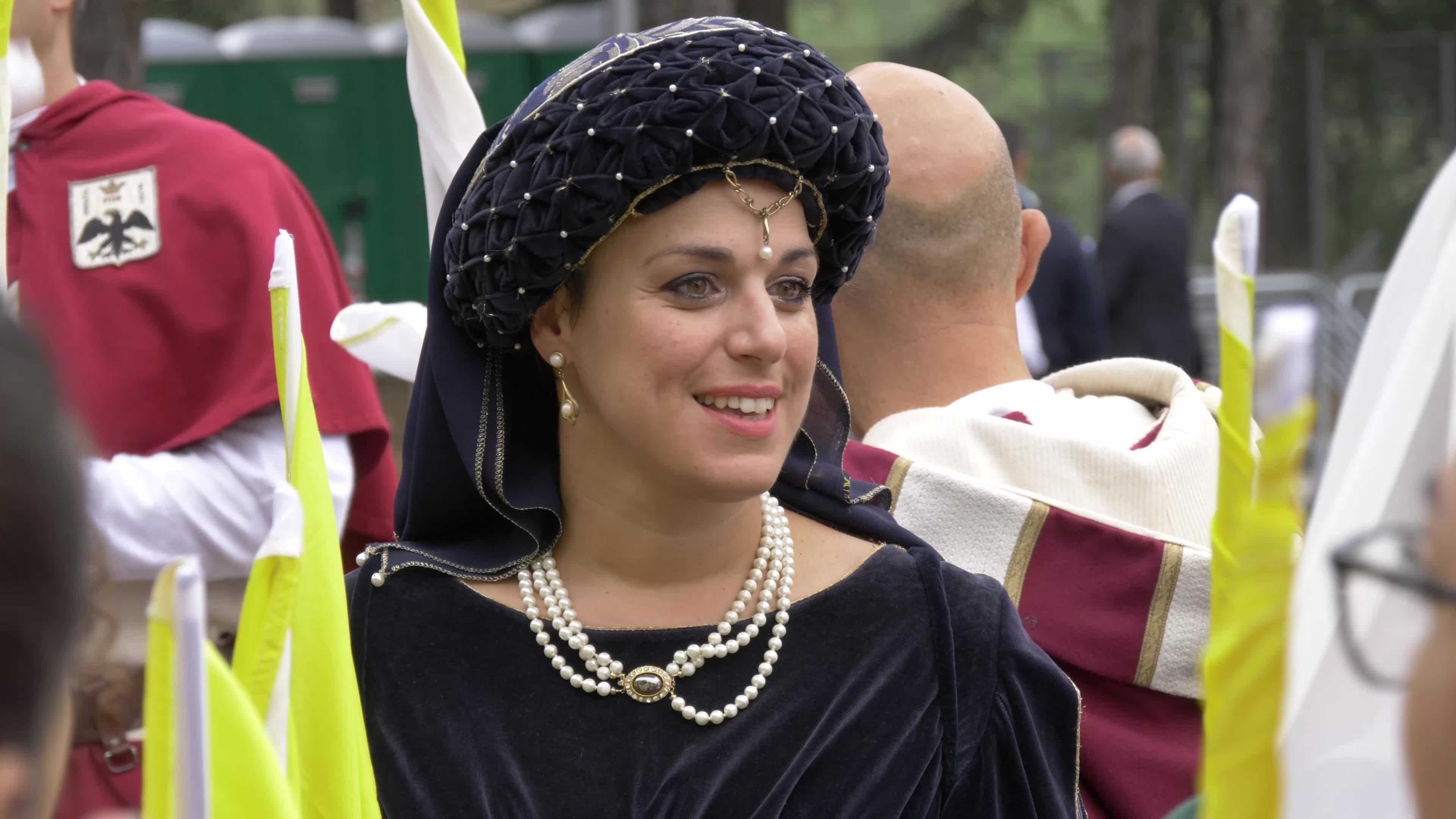 Pilgrims Await The Arrival Of Pope Francis In L'Aquila - Perdonanza Celestiniana 2022