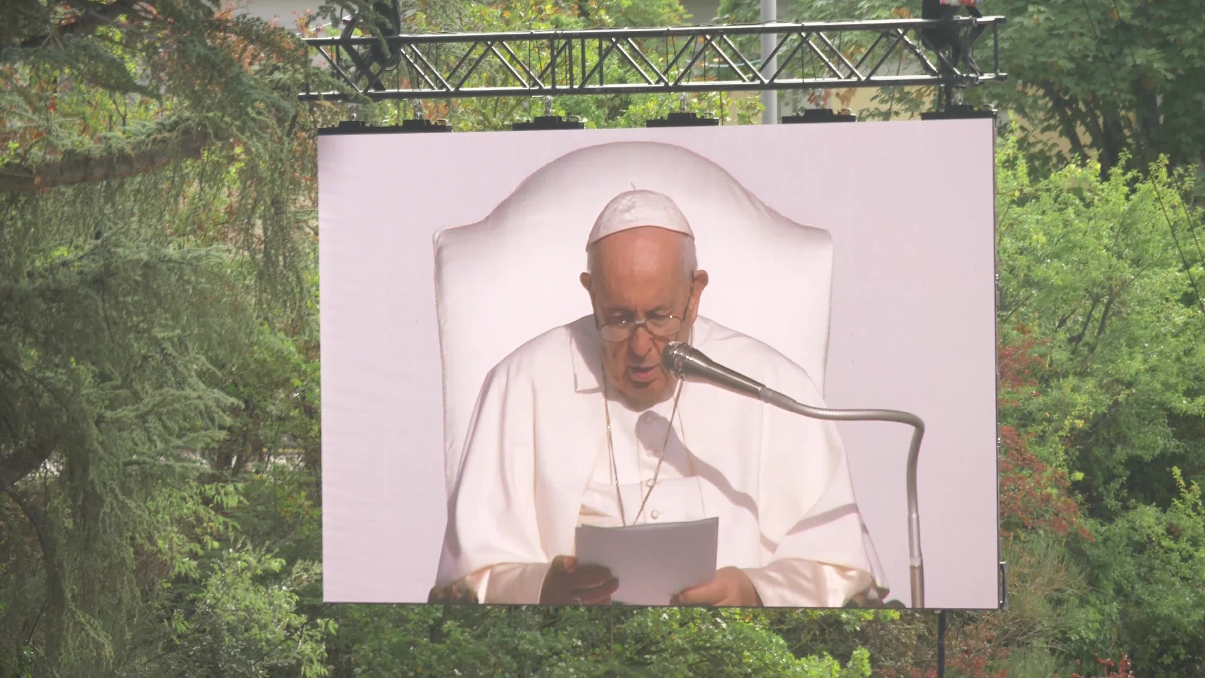 Holy Mass Of Pope Francis In L'Aquila, the first Pontiff To Open The Holy Door After 728 Years