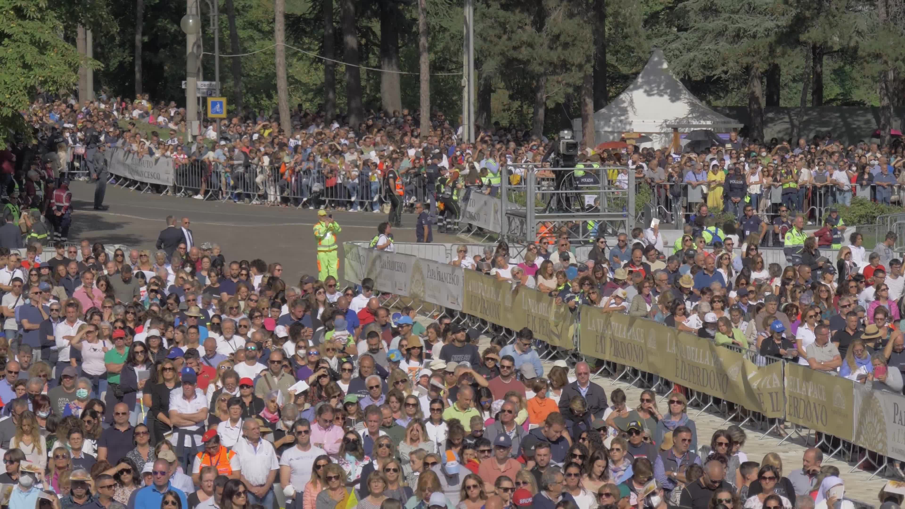 Holy Mass Of Pope Francis In L'Aquila, the first Pontiff To Open The Holy Door After 728 Years