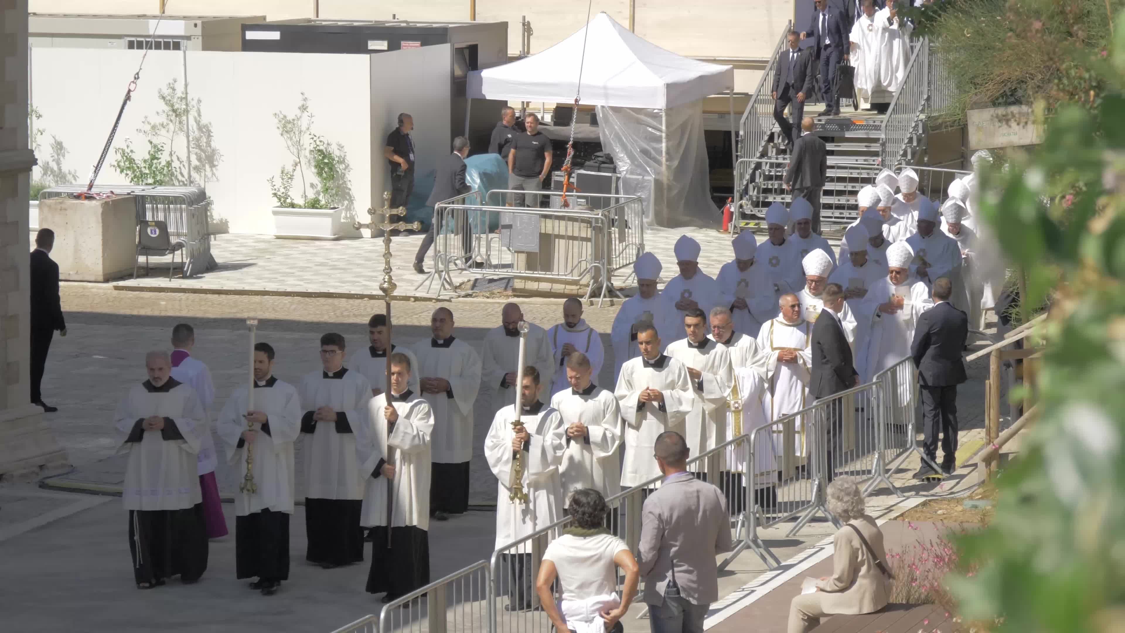 Pope Francis Opens The Holy Door In L'Aquila, Italy