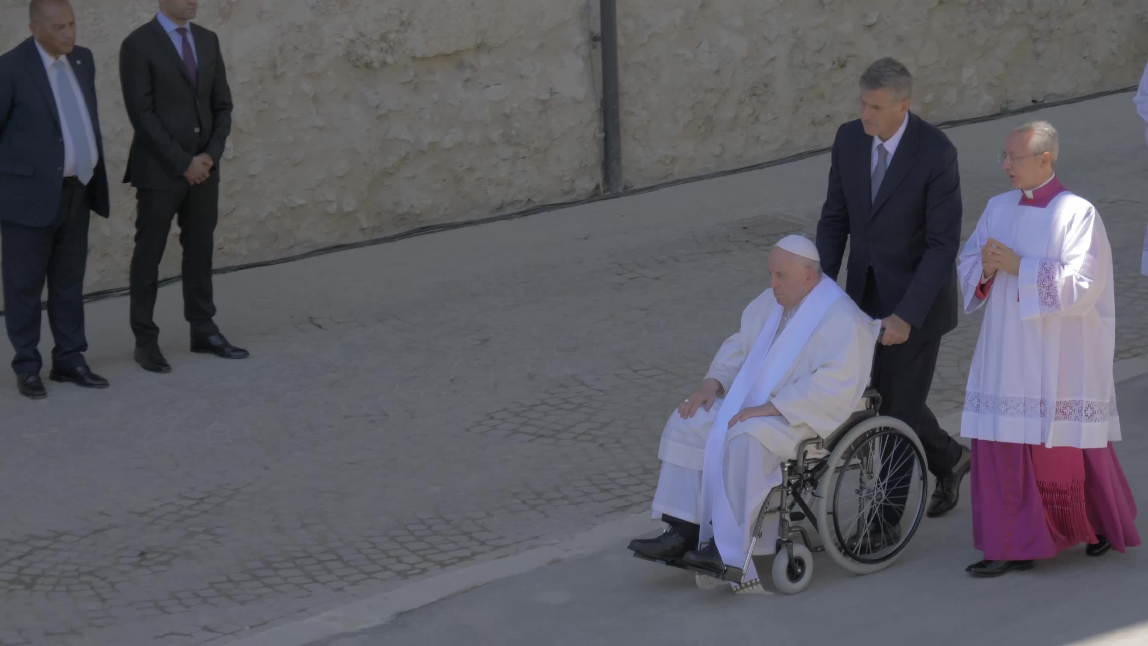 Pope Francis Opens The Holy Door In L'Aquila, Italy
