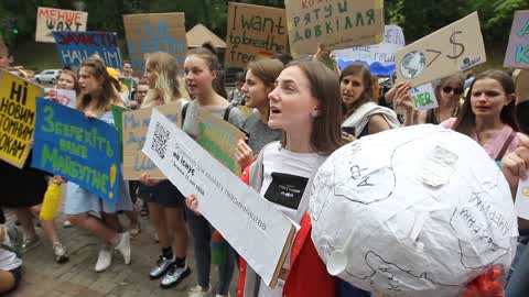 Global Strike For Future in Kiev