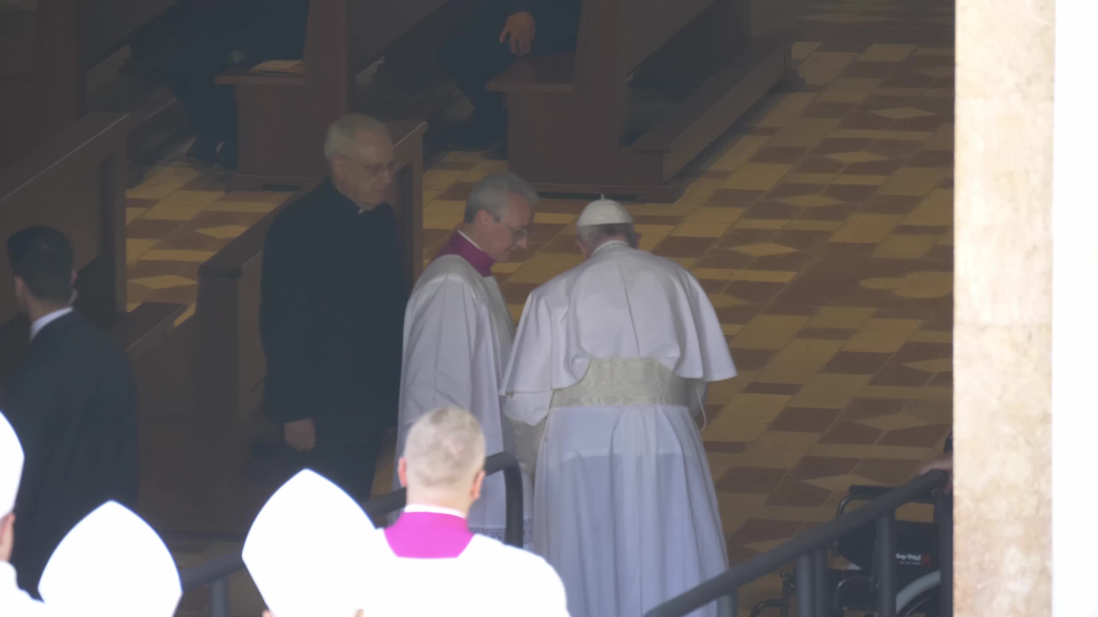 Pope Francis Opens The Holy Door In L'Aquila, Italy