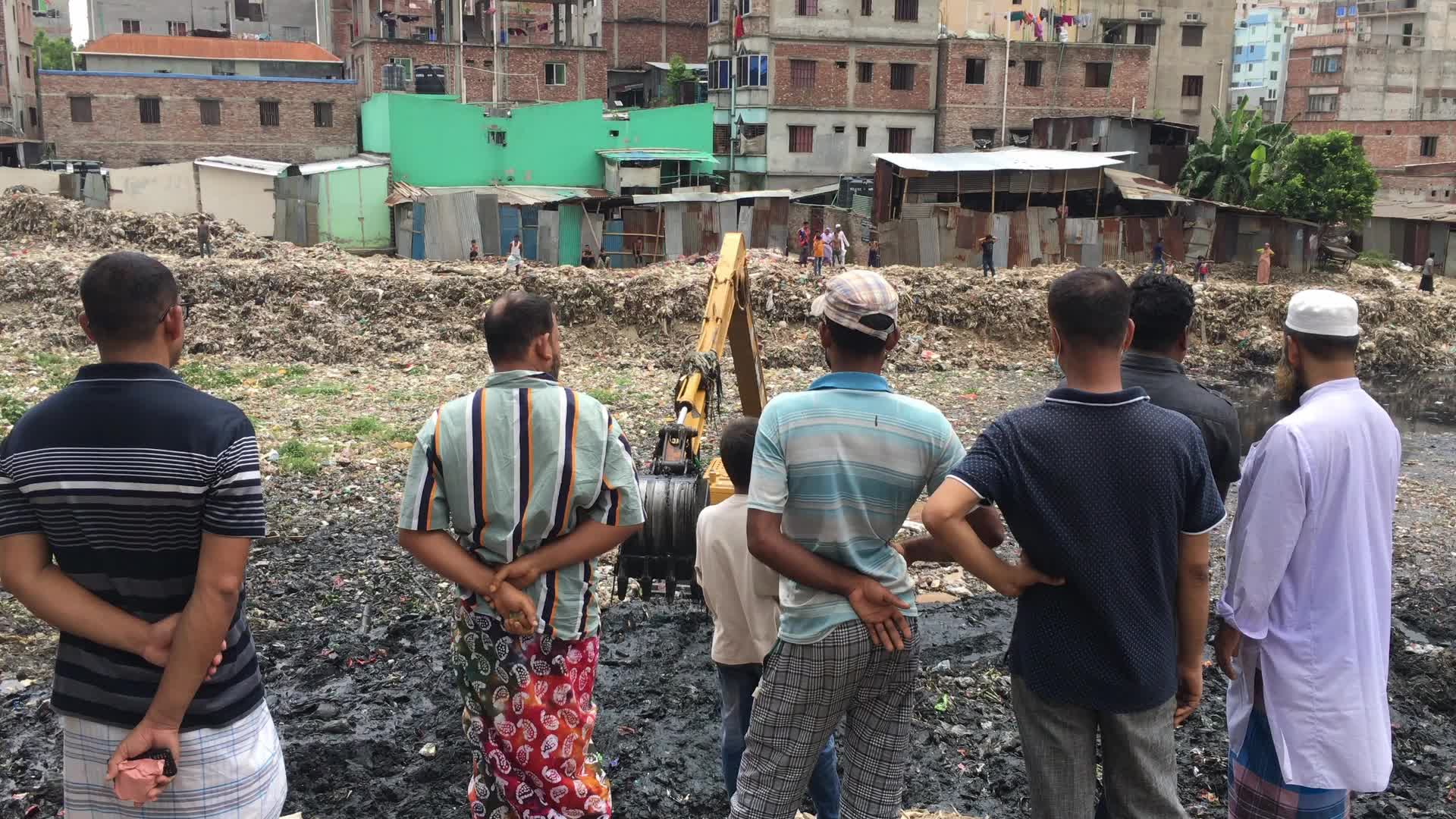 River Digging In Dhaka