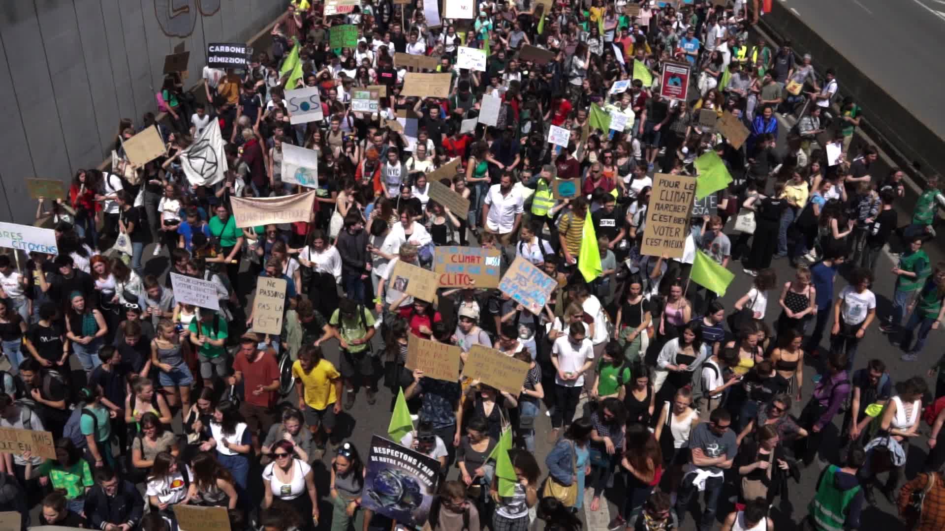 Demonstration Against Global Warming At The Initiative Of The Youth For Climate Association
