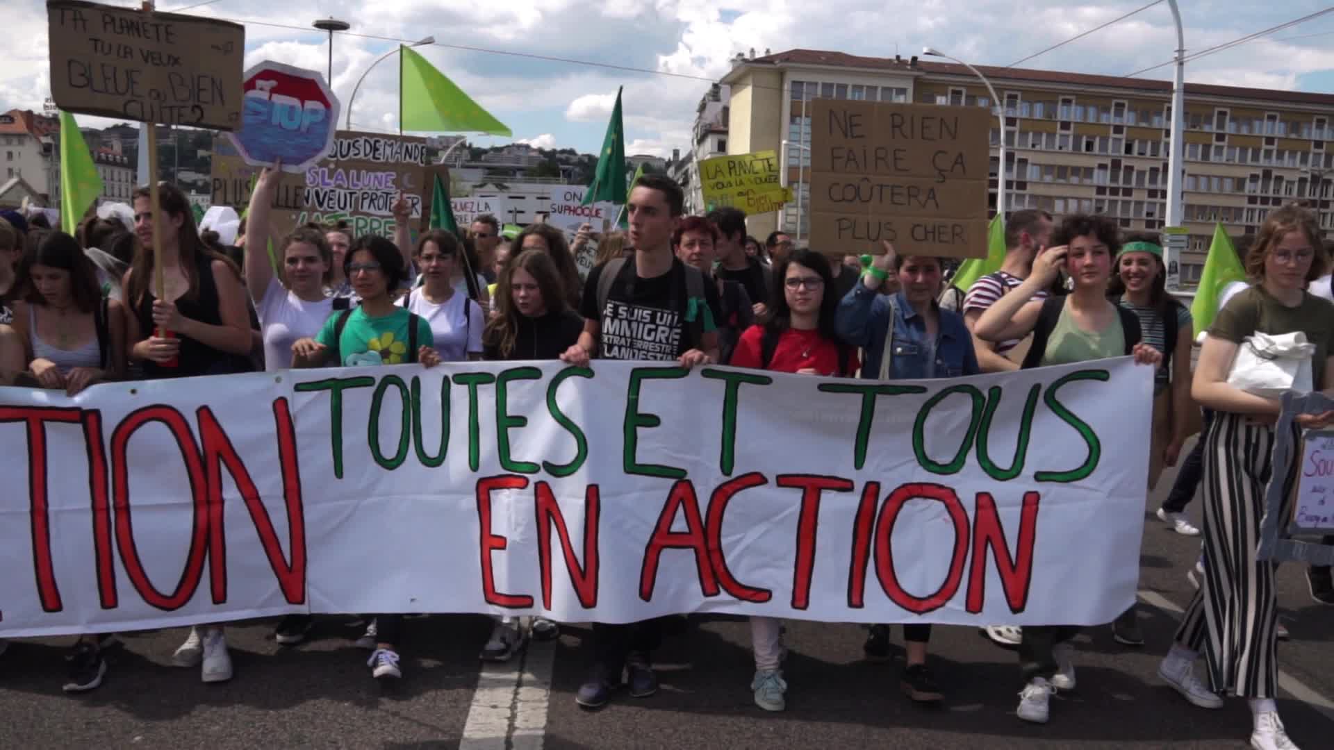 Demonstration Against Global Warming At The Initiative Of The Youth For Climate Association