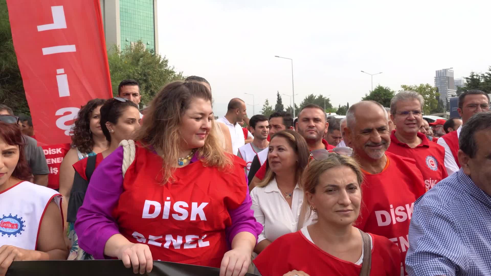 Protest against the dismantling of Brazilian Nae Sao Paulo aircraft carrier, Izmir, Turkey