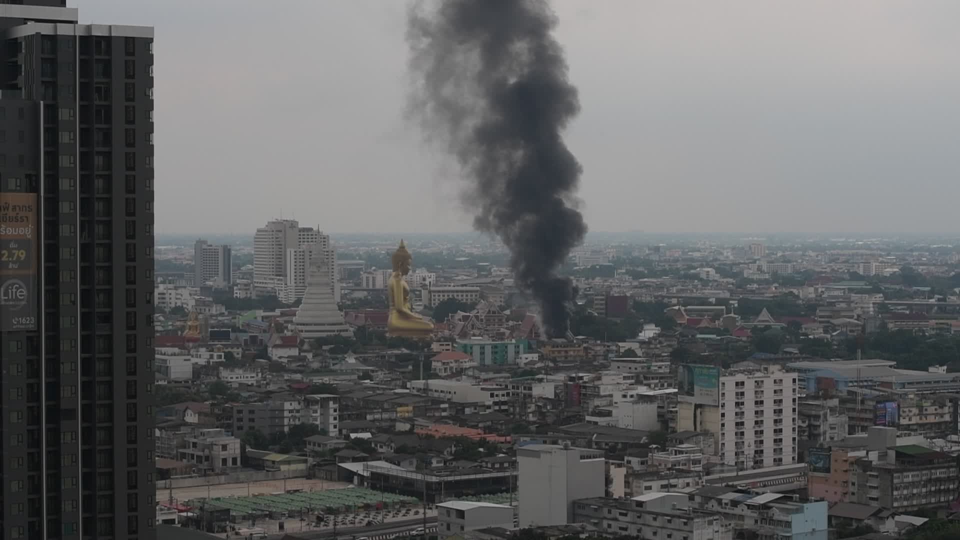 Accident Fire In Bangkok