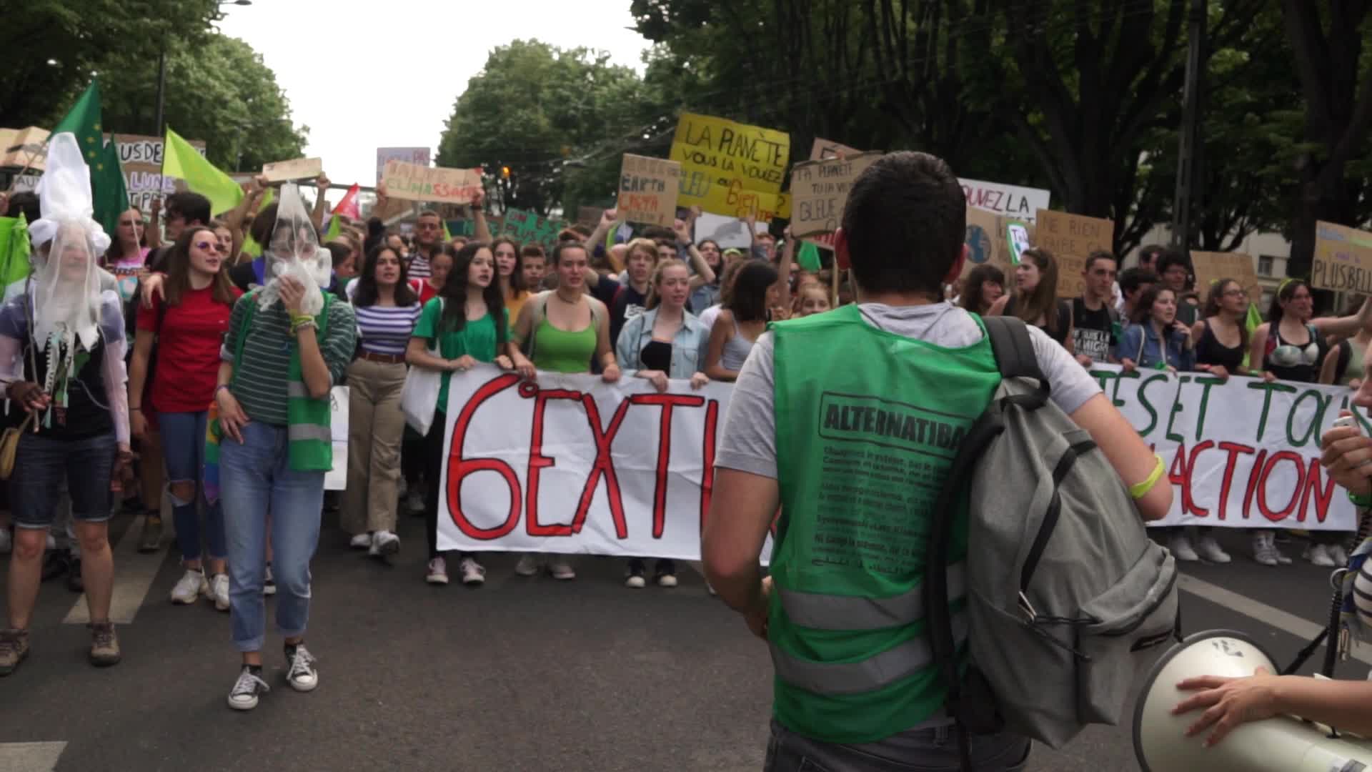 Demonstration Against Global Warming At The Initiative Of The Youth For Climate Association