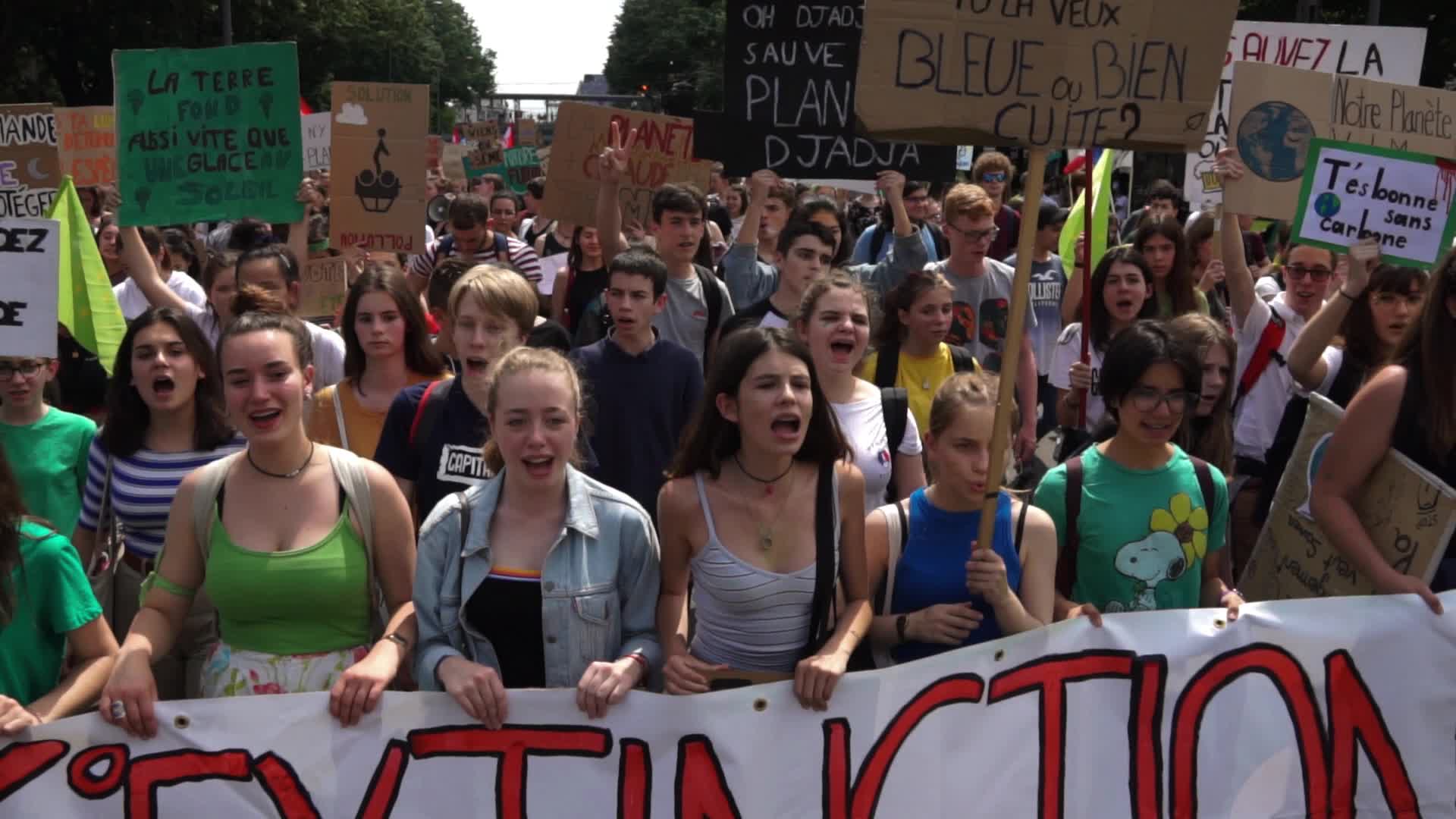 Demonstration Against Global Warming At The Initiative Of The Youth For Climate Association