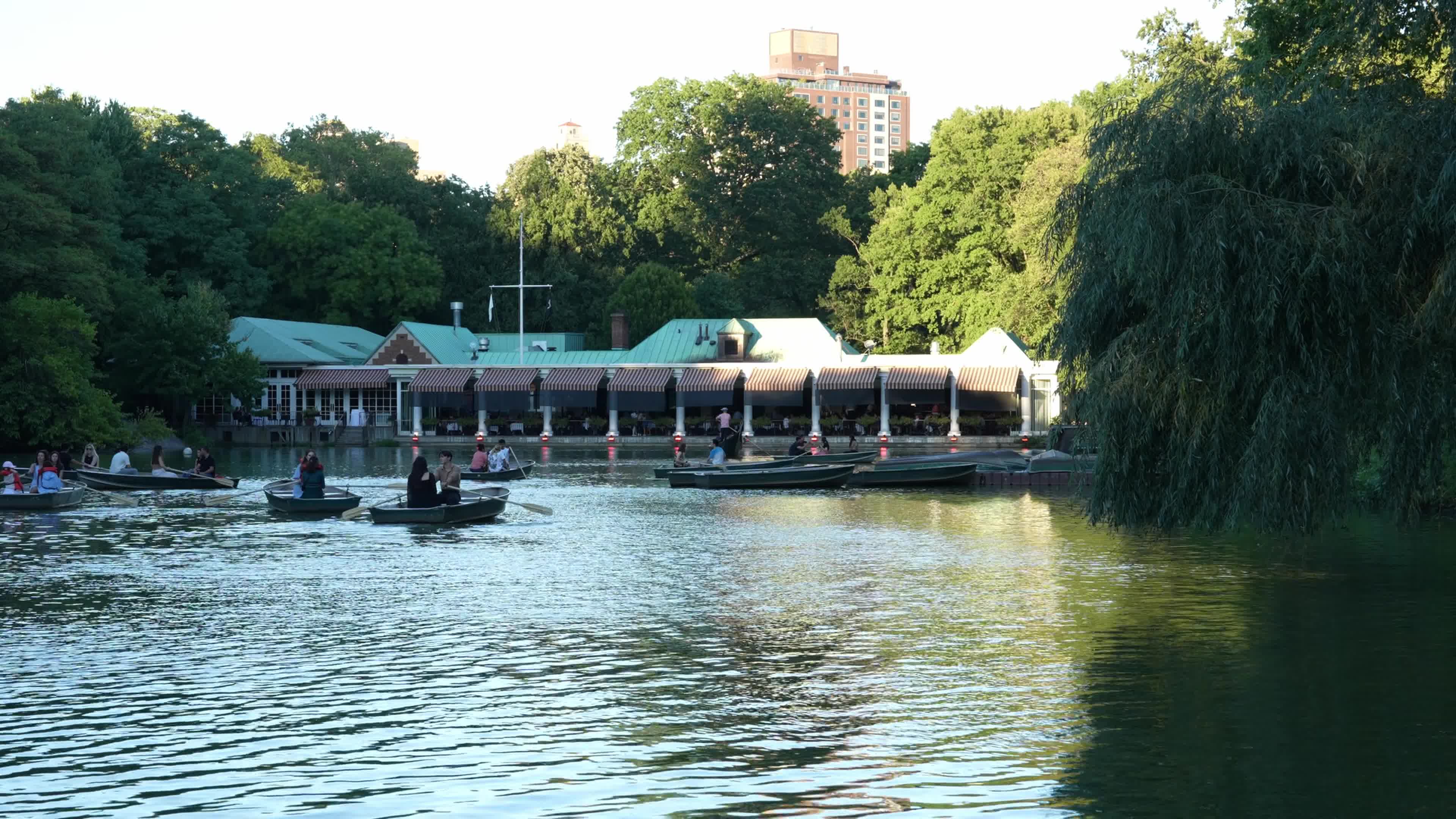 The Loeb Boathouse & Restaurant & Central Park Lake, New York City 