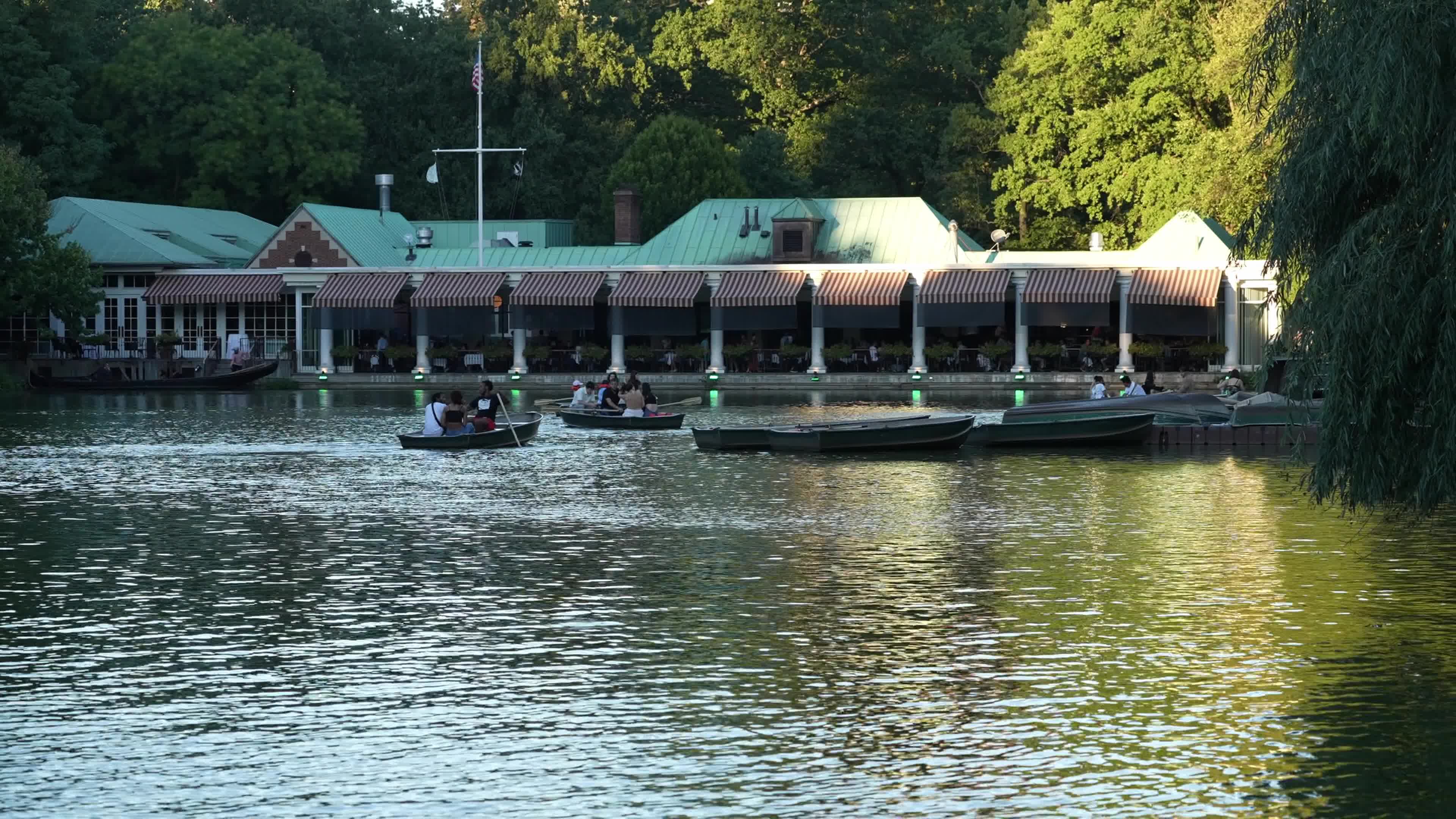 The Loeb Boathouse & Restaurant & Central Park Lake, New York City 