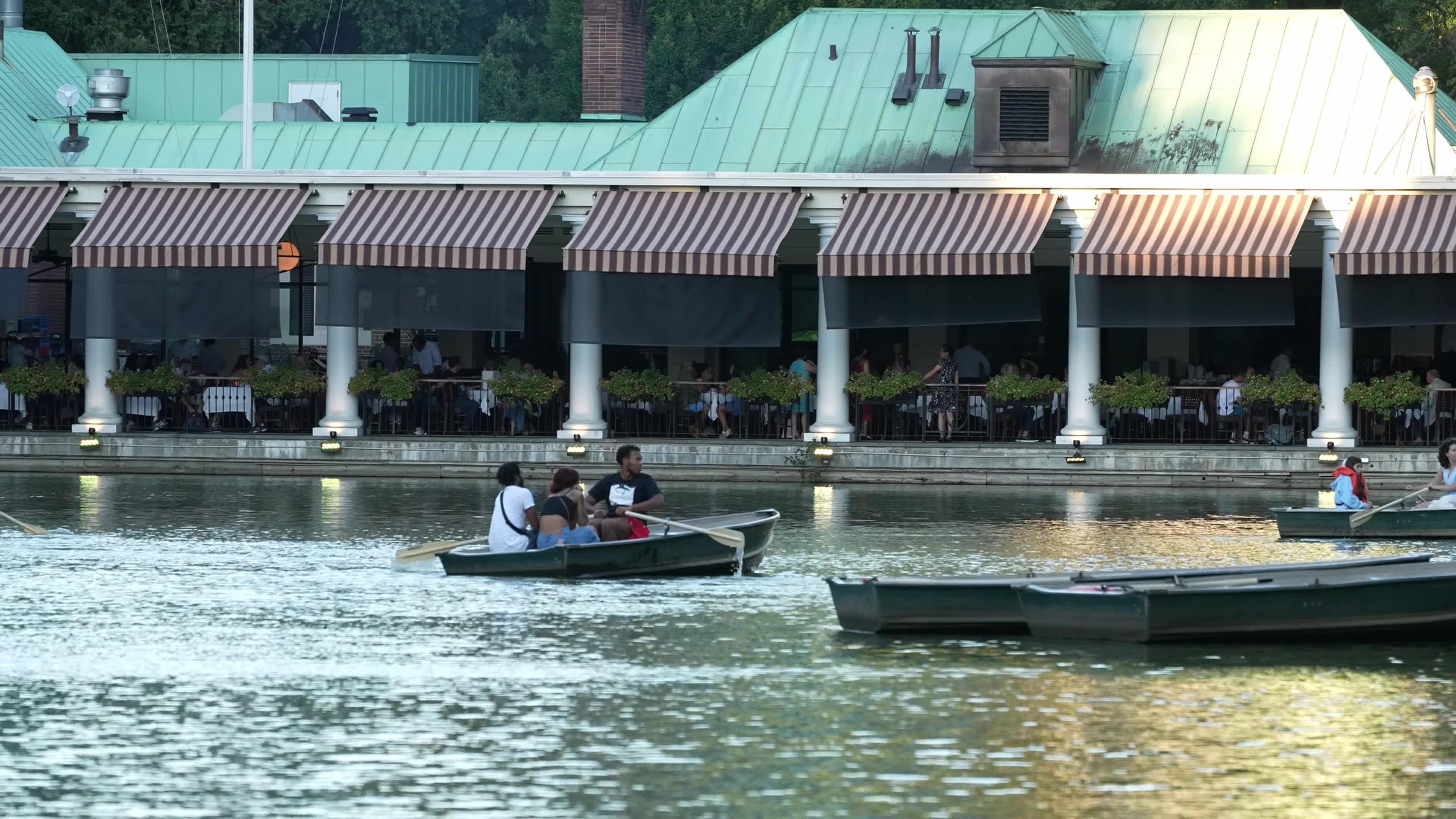The Loeb Boathouse & Restaurant & Central Park Lake, New York City 