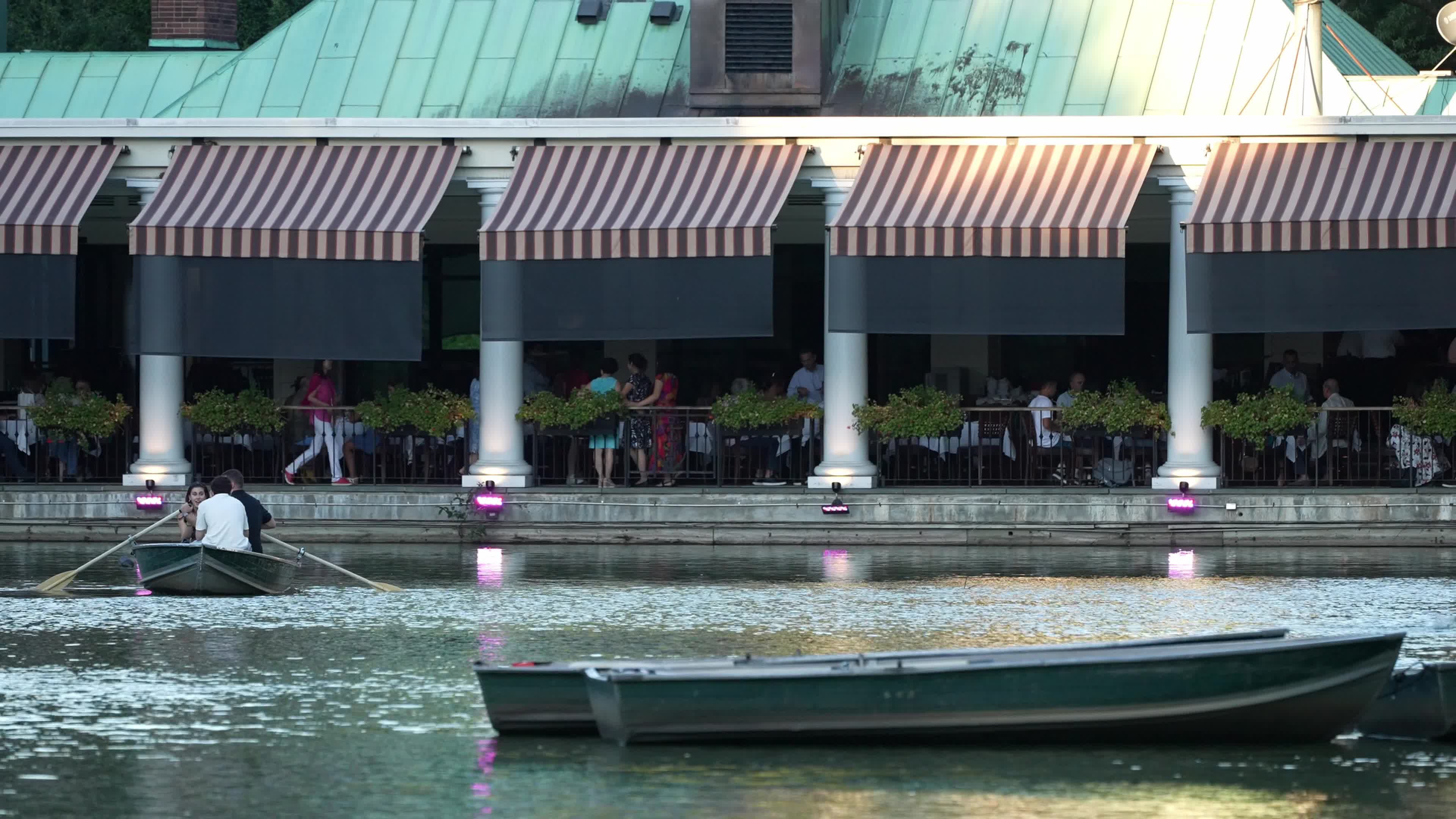 The Loeb Boathouse & Restaurant & Central Park Lake, New York City 