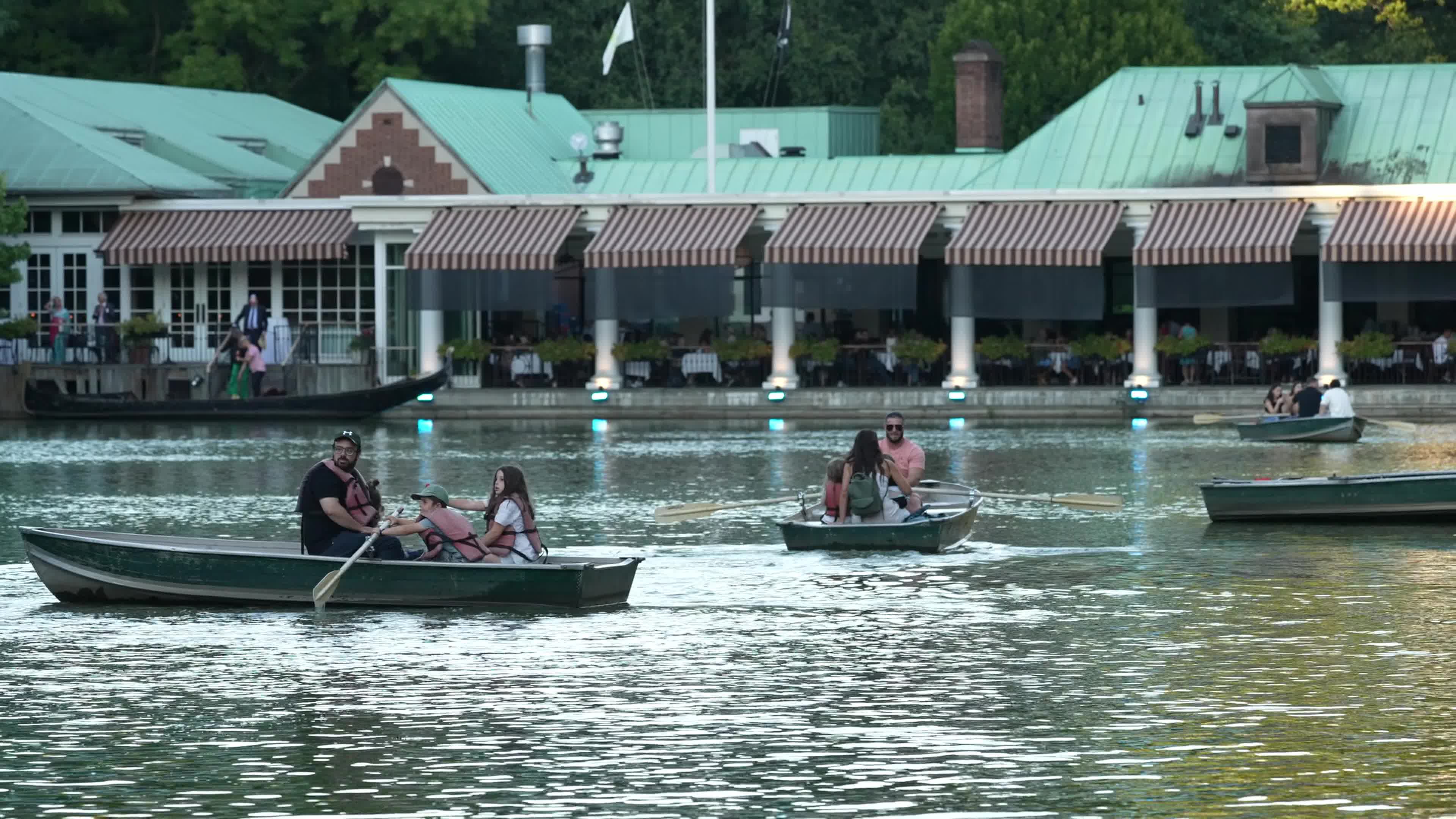 The Loeb Boathouse & Restaurant & Central Park Lake, New York City 
