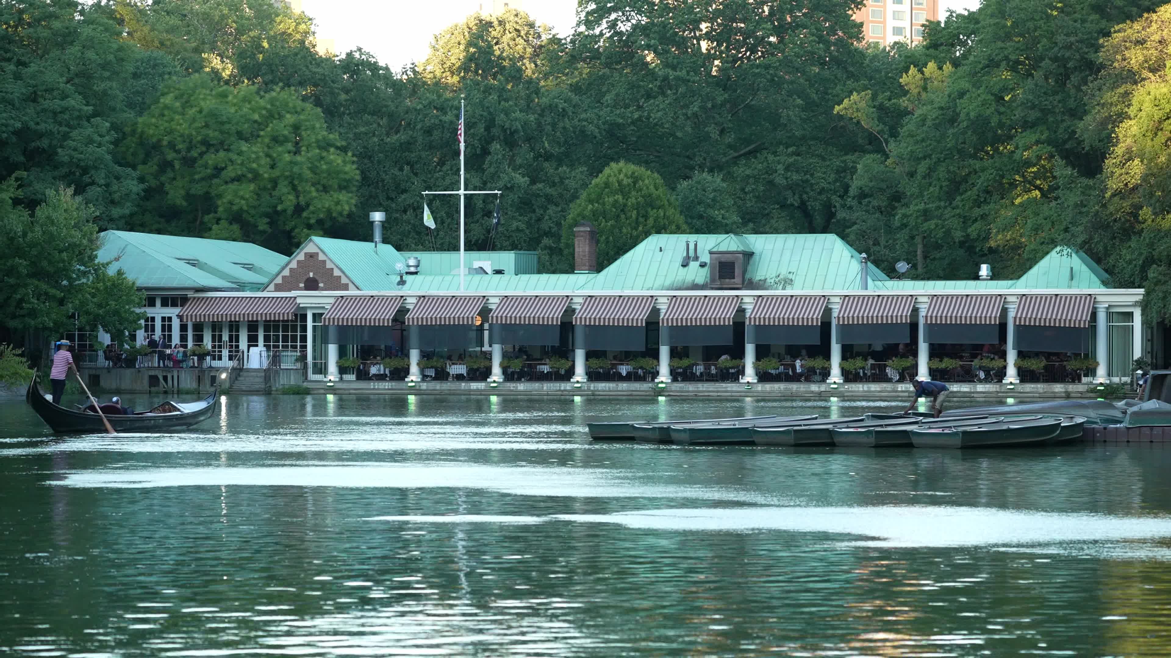 The Loeb Boathouse & Restaurant & Central Park Lake, New York City 