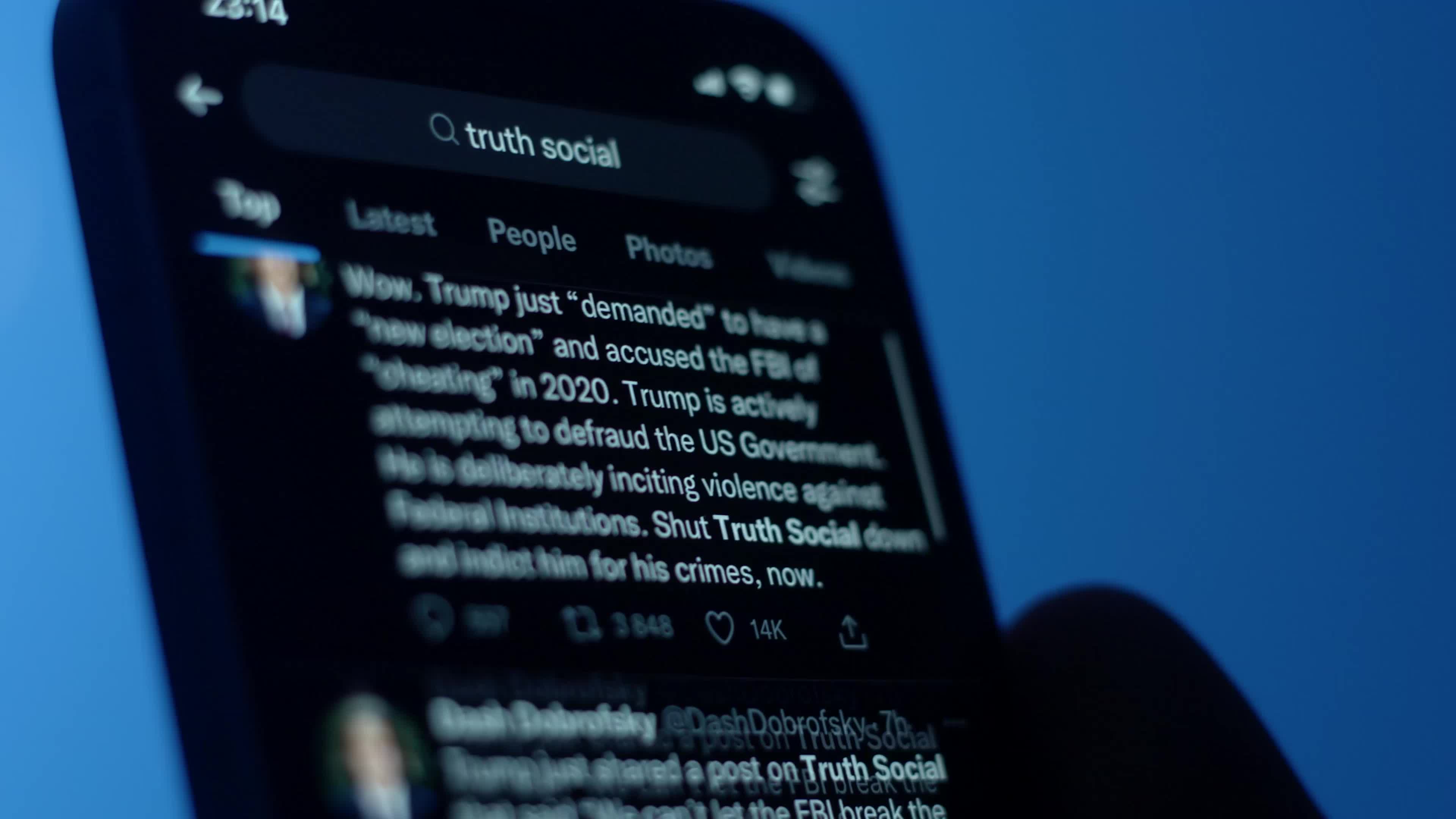 Social Media App Illustration Truth Social