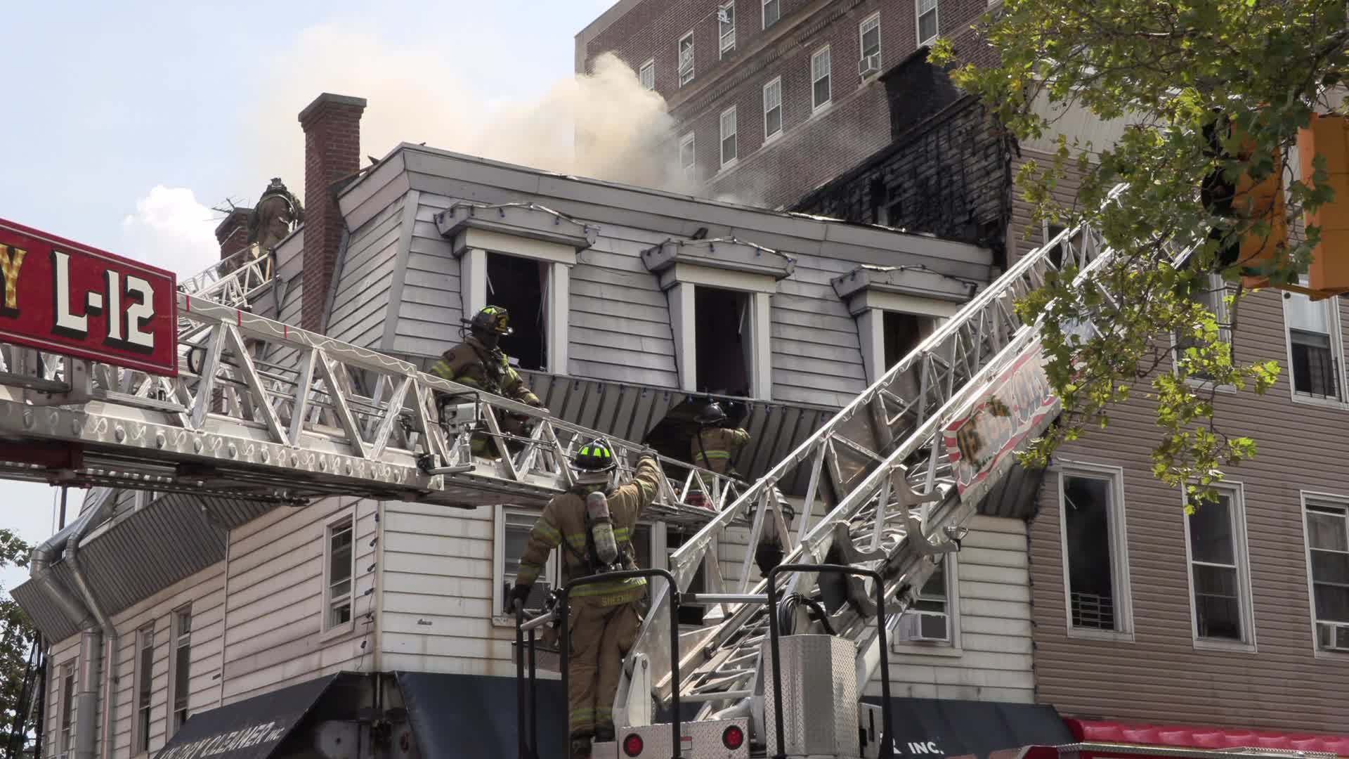 NJ: Three Alarm Fire Jersey City