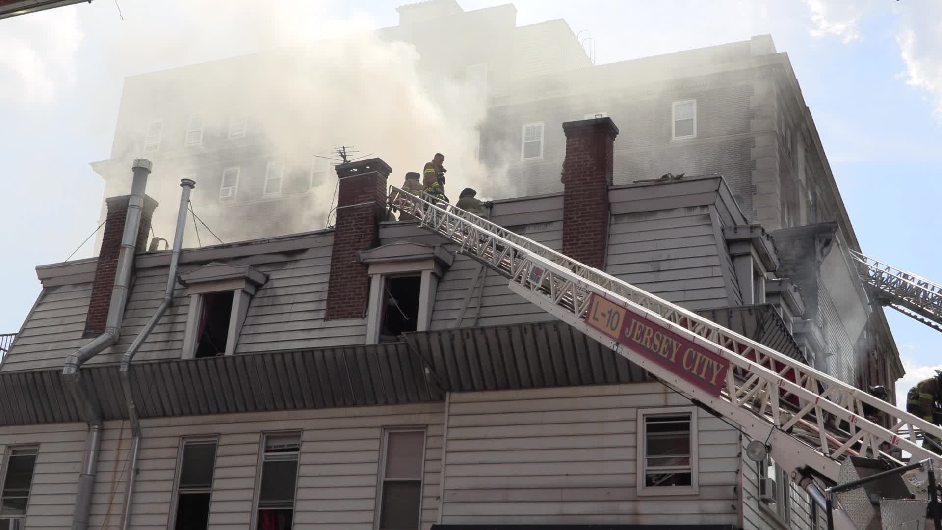 NJ: Three Alarm Fire Jersey City