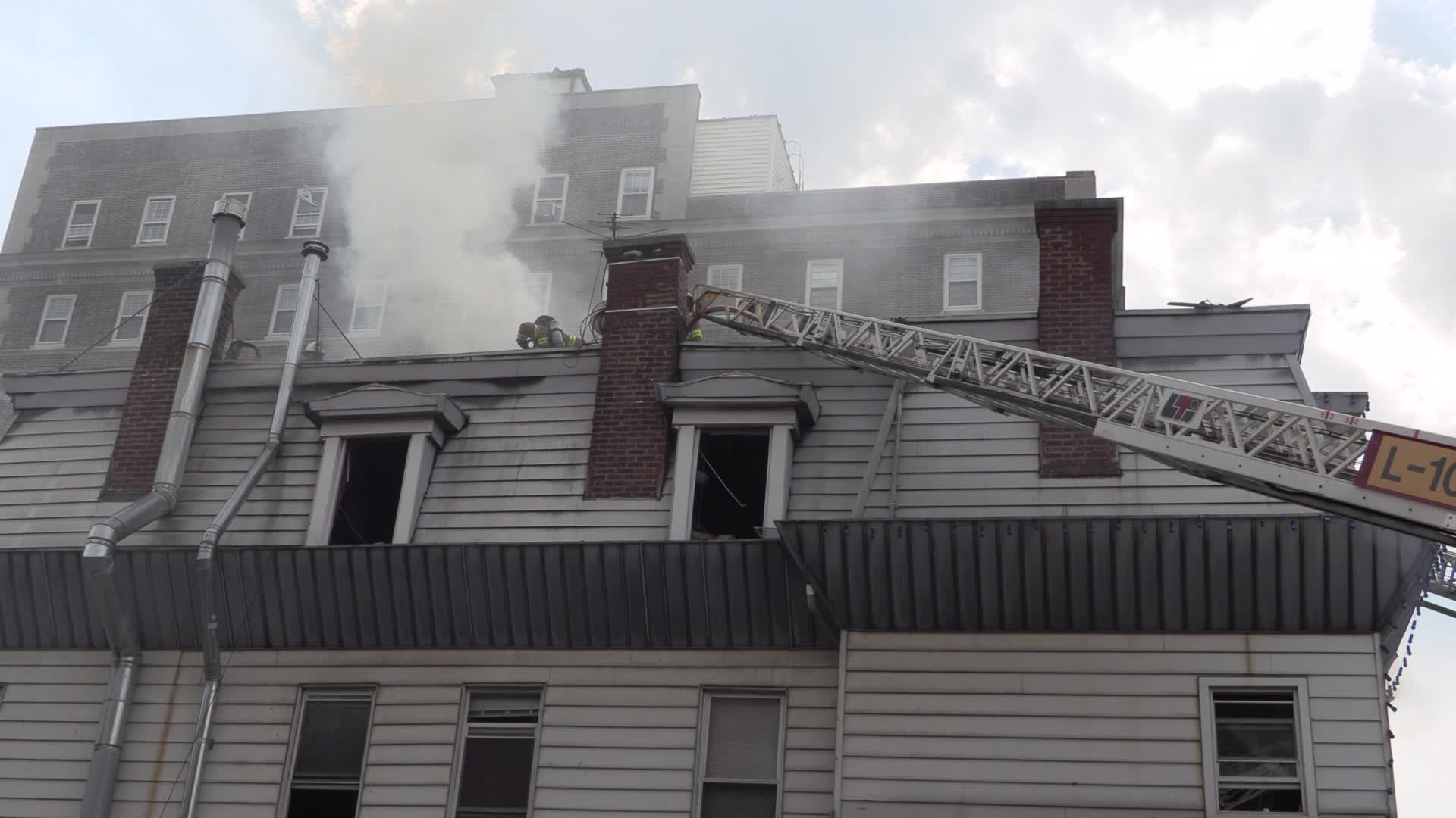 NJ: Three Alarm Fire Jersey City