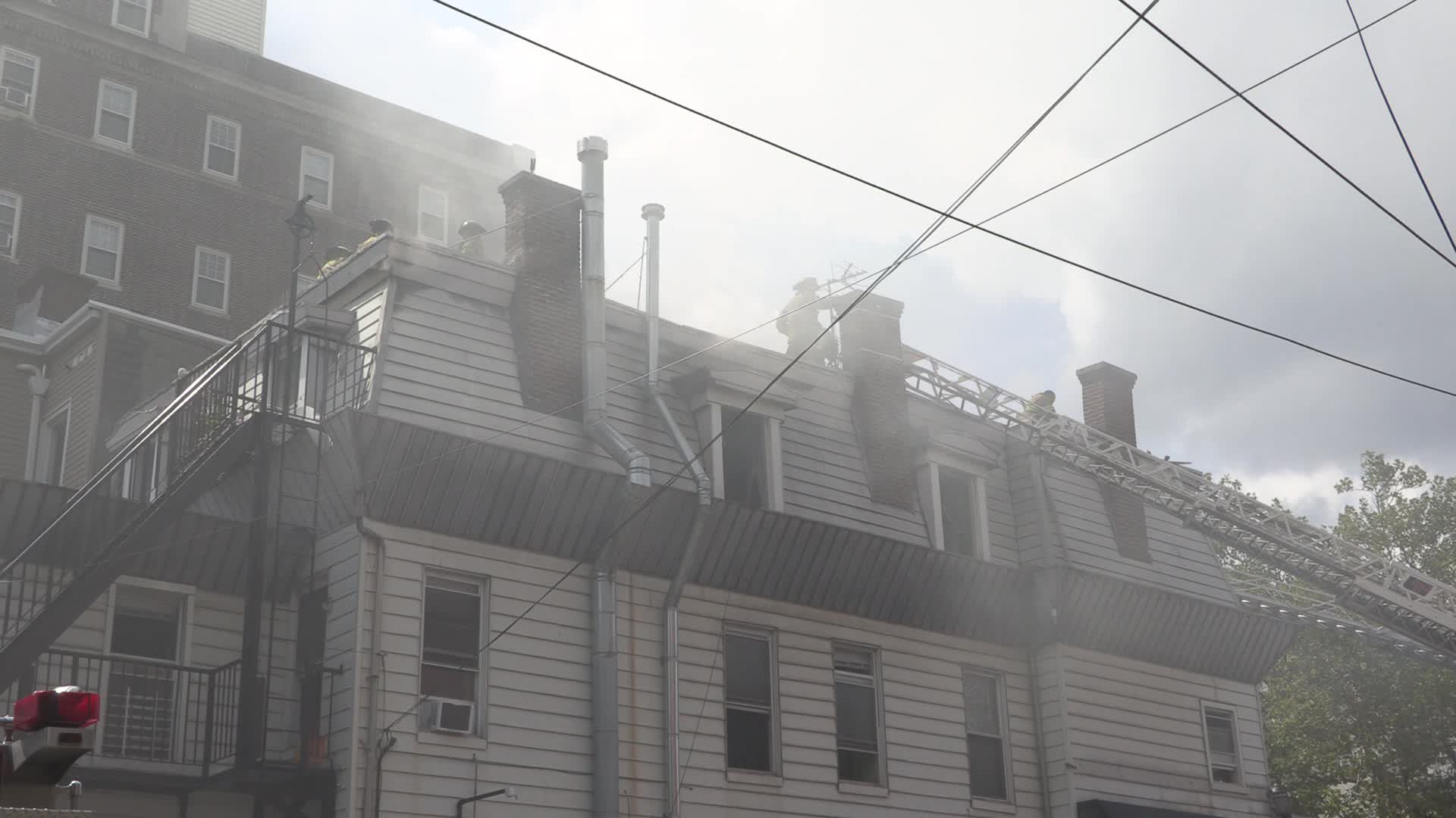 NJ: Three Alarm Fire Jersey City