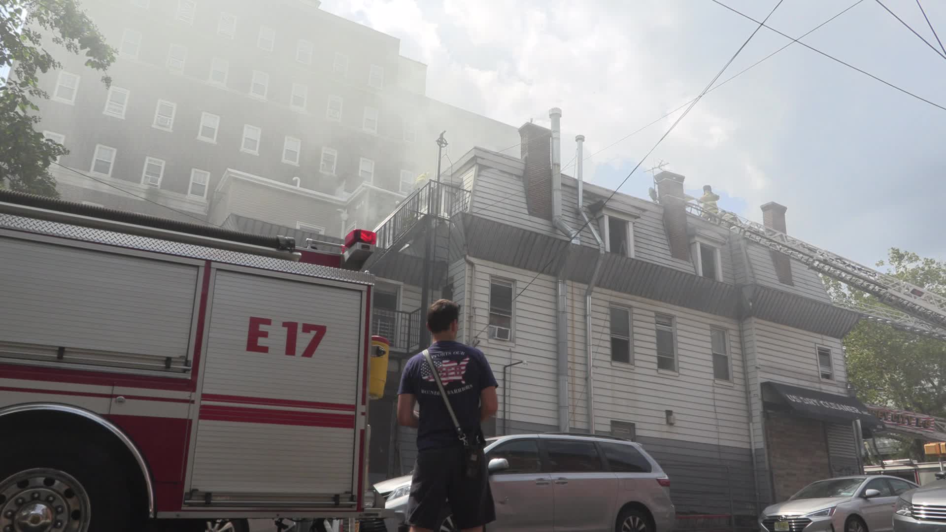 NJ: Three Alarm Fire Jersey City
