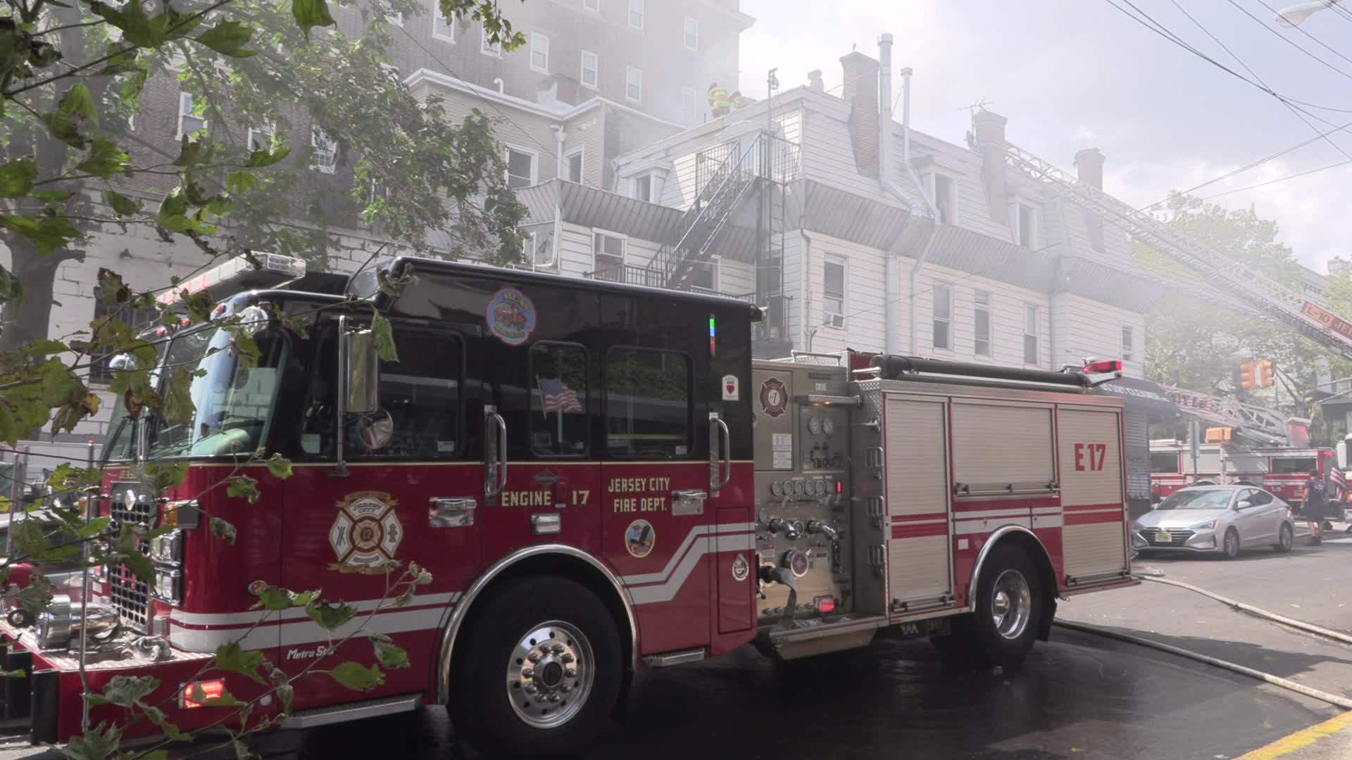 NJ: Three Alarm Fire Jersey City