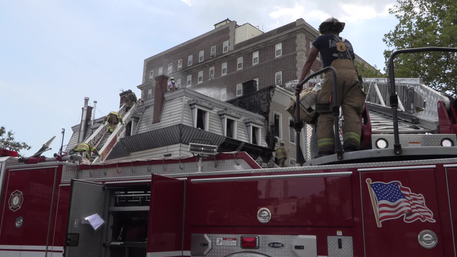 NJ: Three Alarm Fire Jersey City
