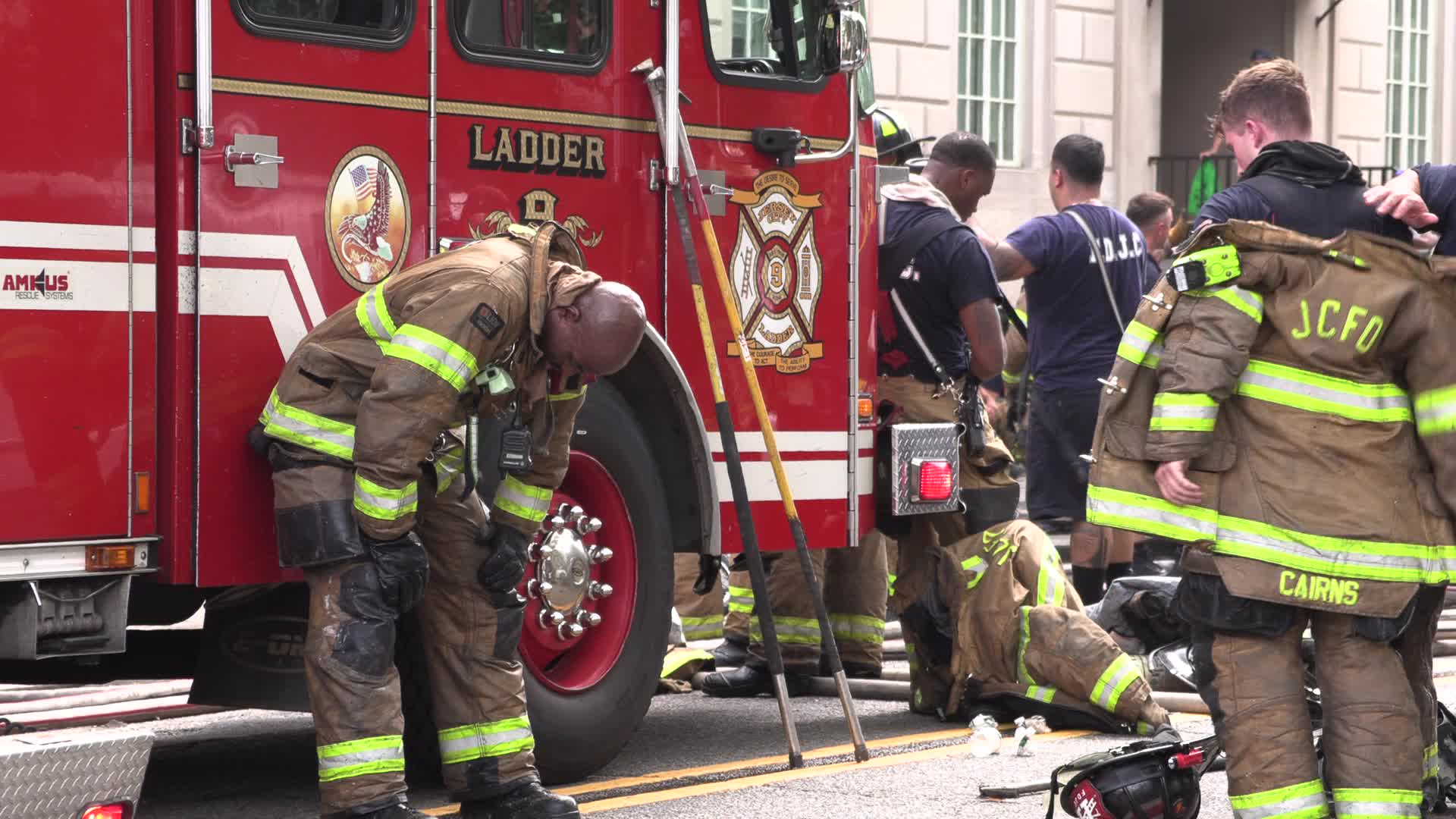 NJ: Three Alarm Fire Jersey City