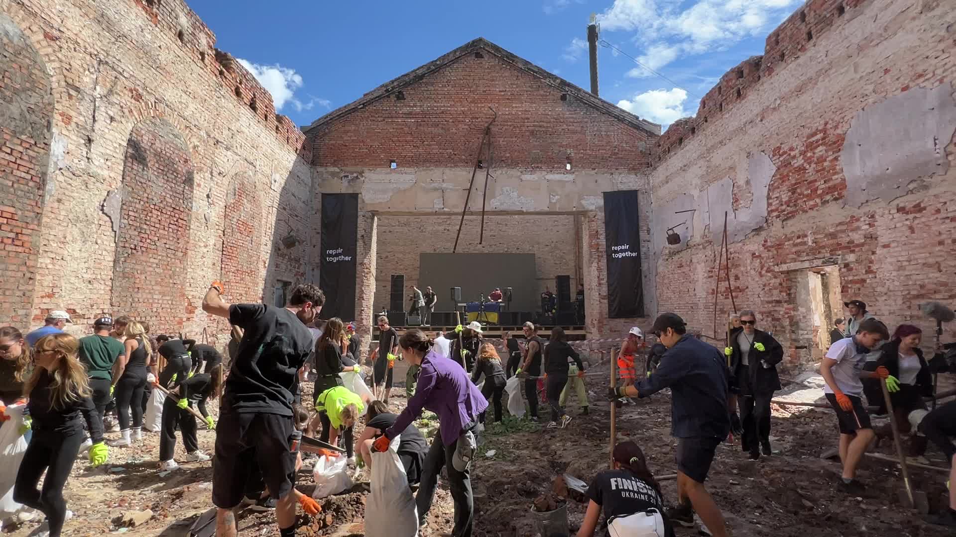 The Repair Together Initiative Helps Rebuild homes Destroyed By Russian Military