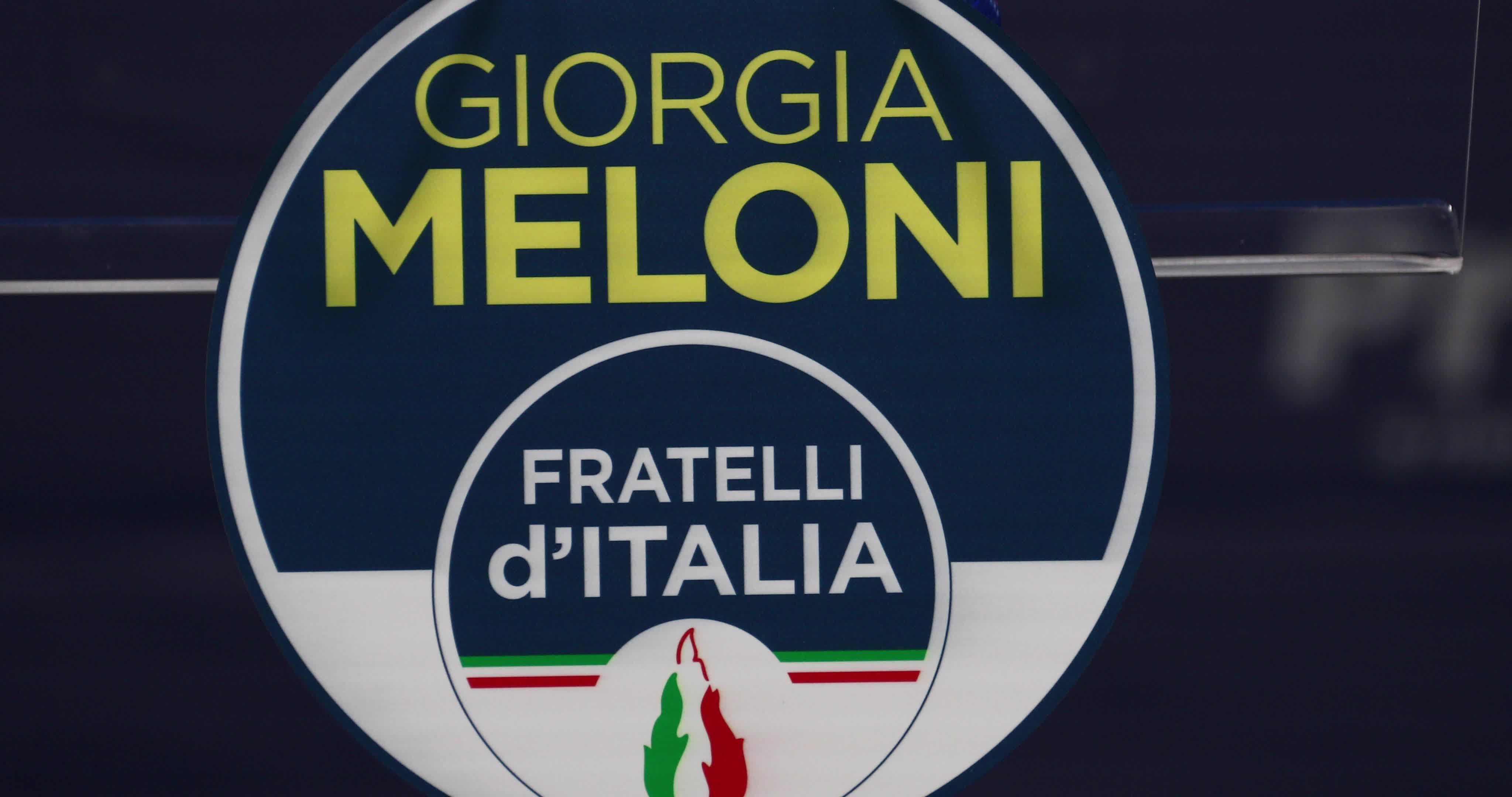 Giorgia Meloni Holds Campaign Event In L'Aquila