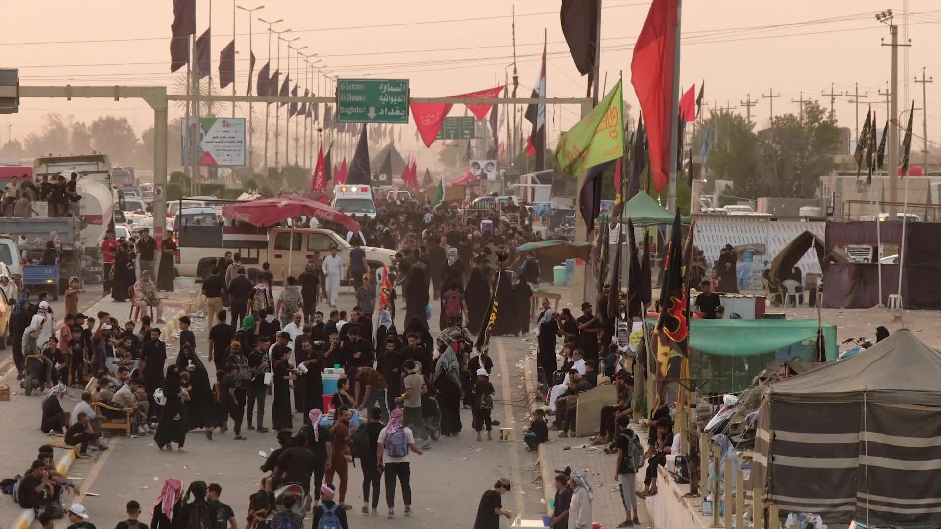 Shi'ite Muslims commemorate Arbain in Iraq