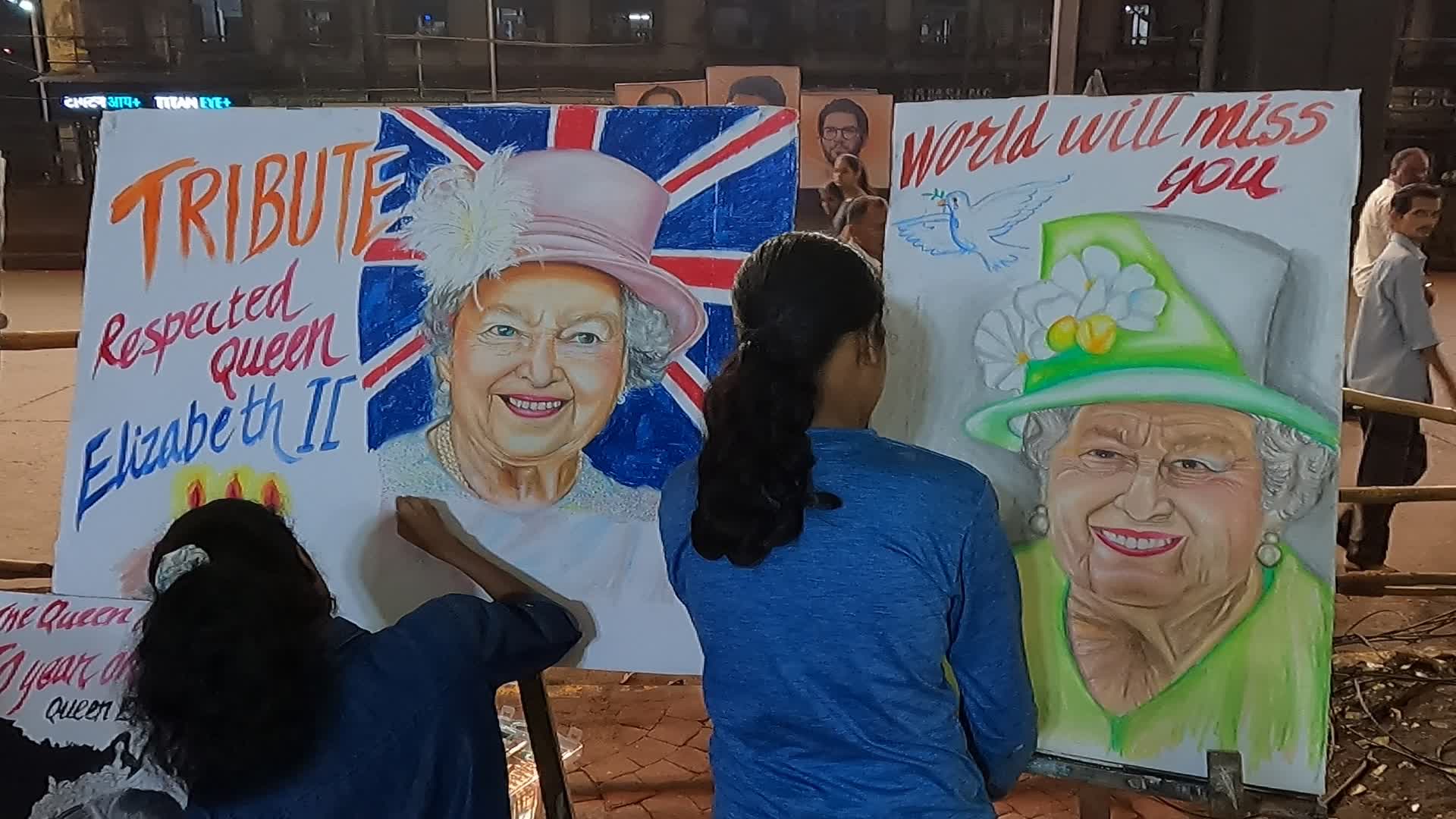 Tribute to Queen Elizabeth II In India