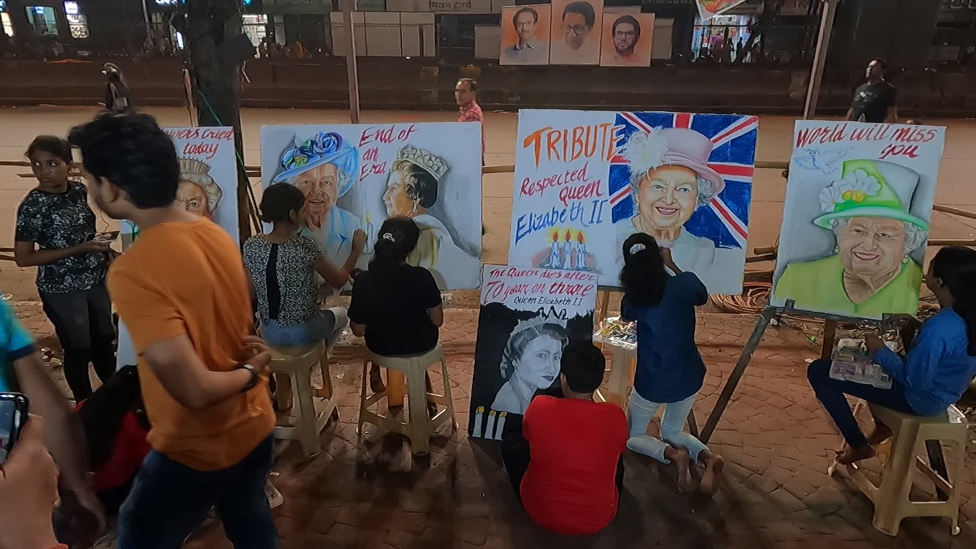 Tribute to Queen Elizabeth II In India