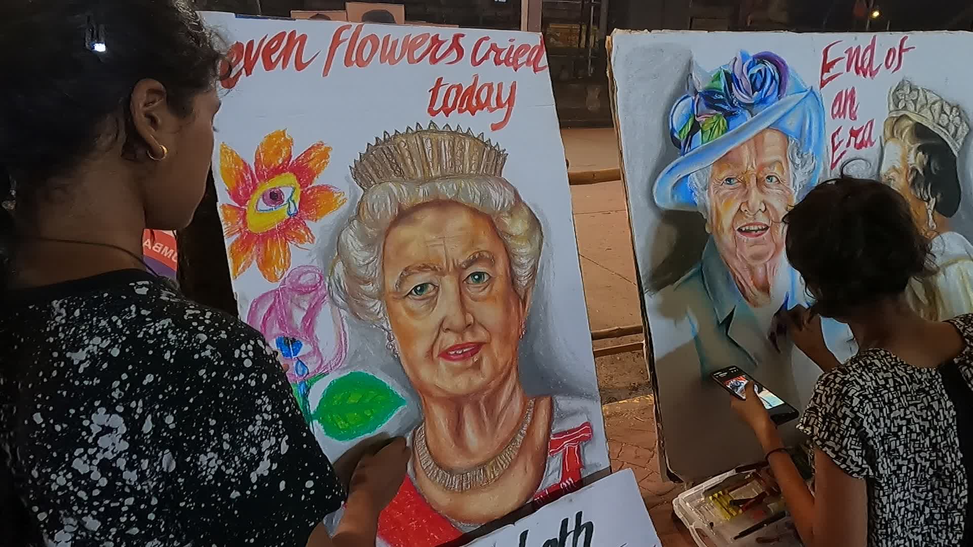 Tribute to Queen Elizabeth II In India