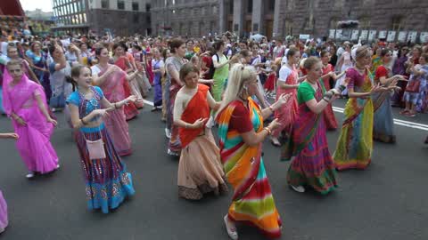 Ratha Yatra Carnival of Chariots in Kiev