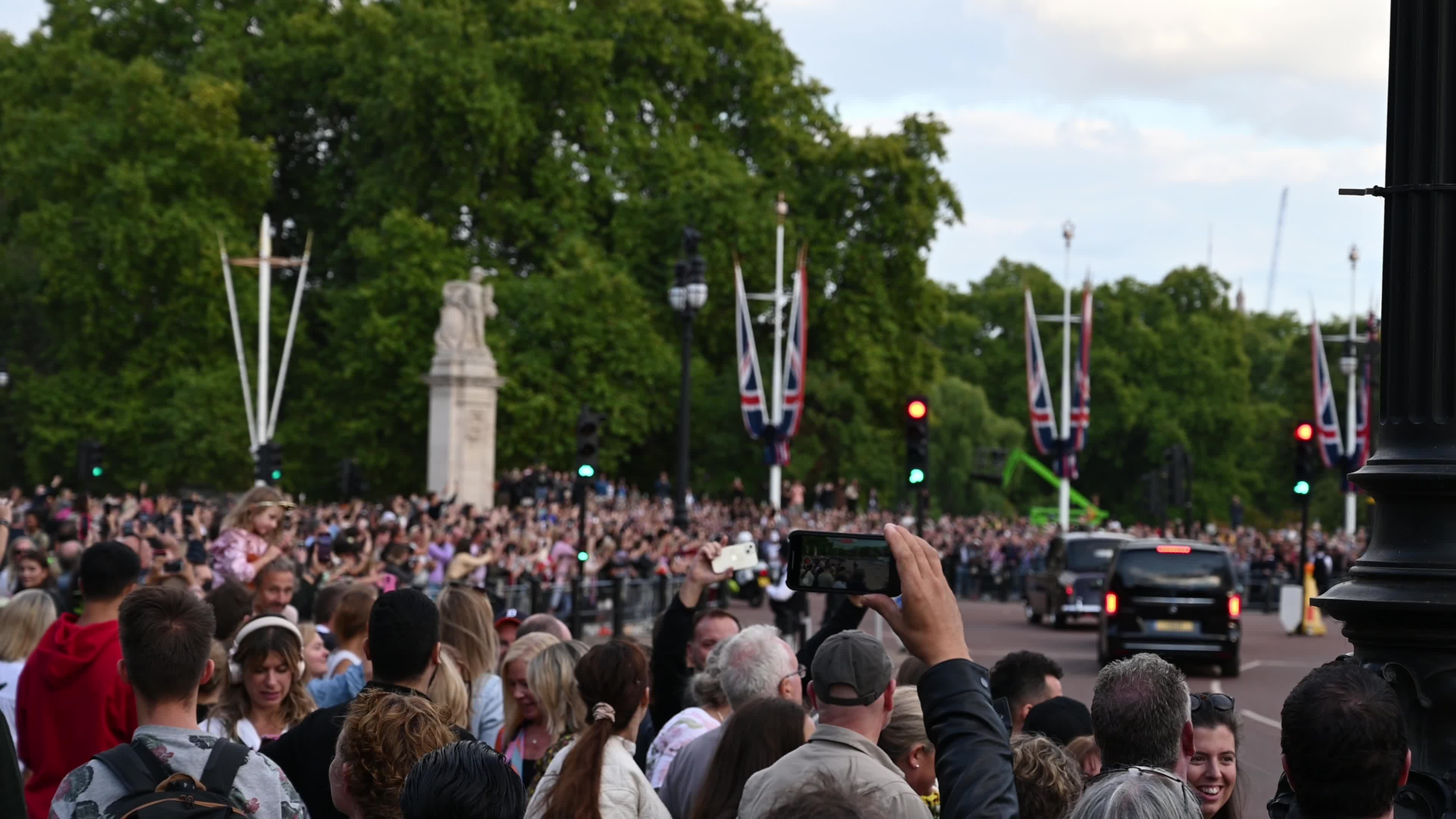 King Charles Leaves Buckingham Palace