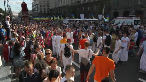 Ratha Yatra Carnival of Chariots in Kiev