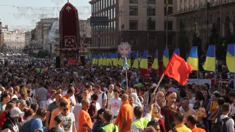 Ratha Yatra Carnival of Chariots in Kiev