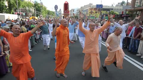 Ratha Yatra Carnival of Chariots in Kiev